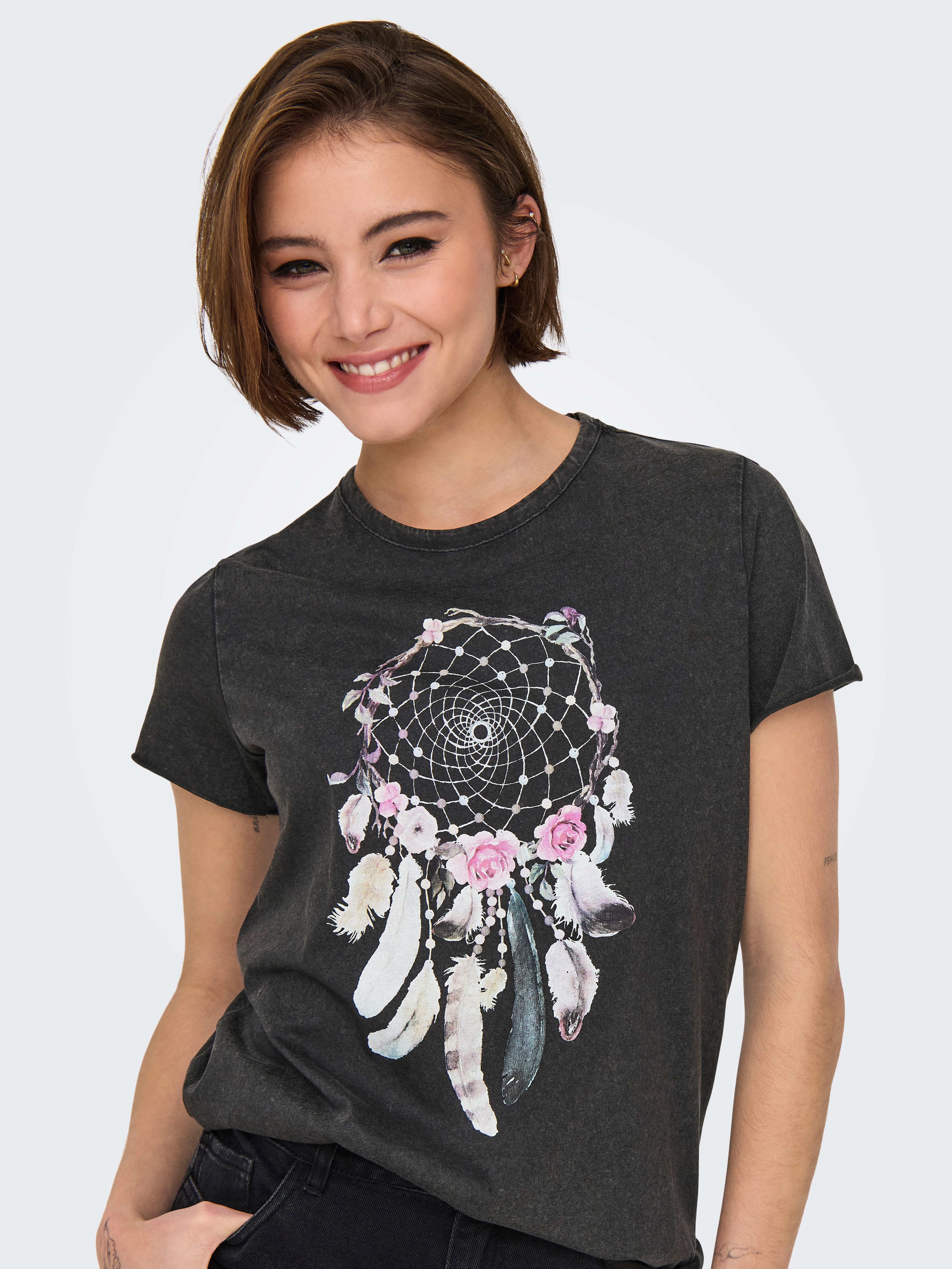 ONLY Rundhalsshirt ONLLUCY REG S/S TOP günstig online kaufen