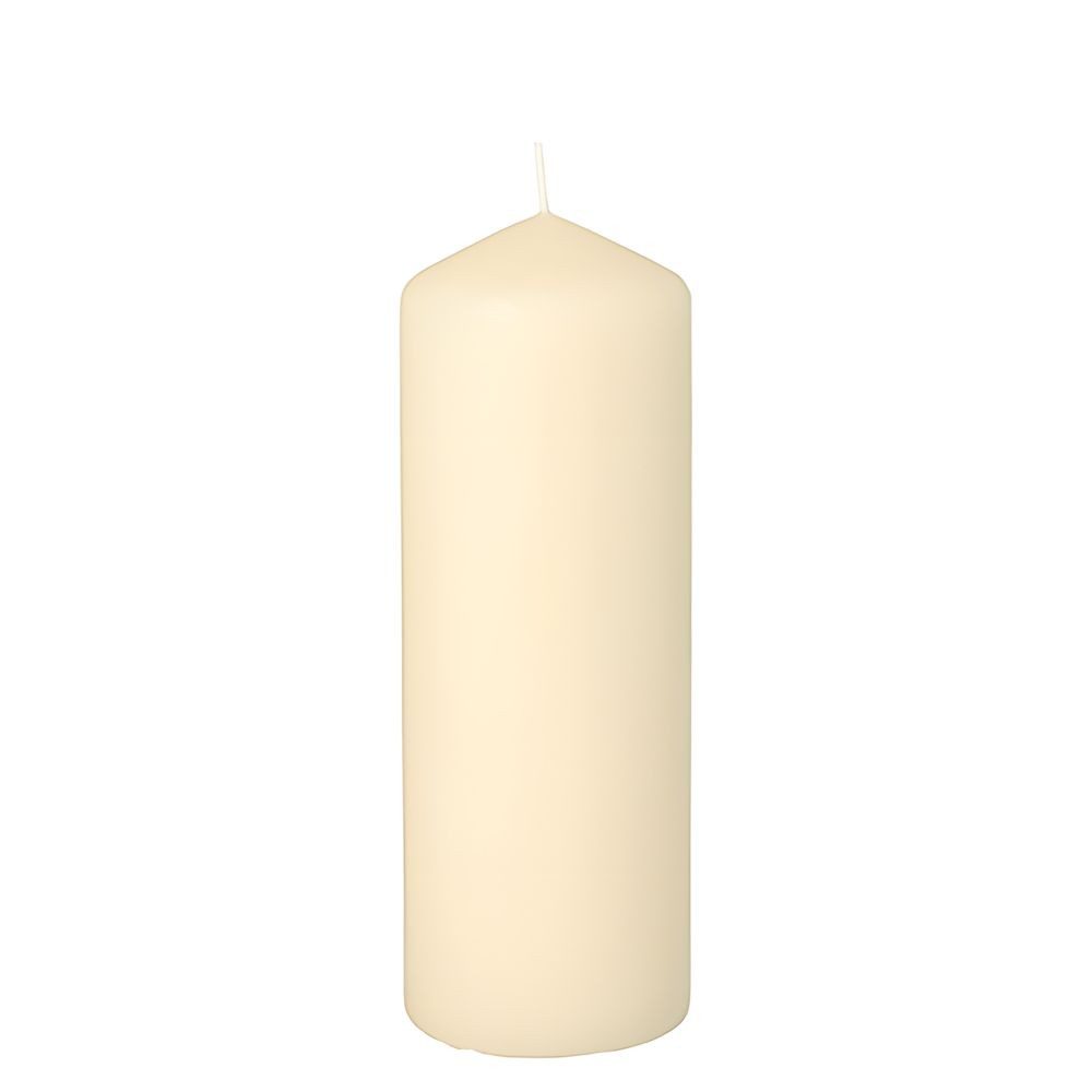 PAPSTAR Stumpenkerze Stumpenkerze Ø 60 mm, 165 mm creme 10 Stk