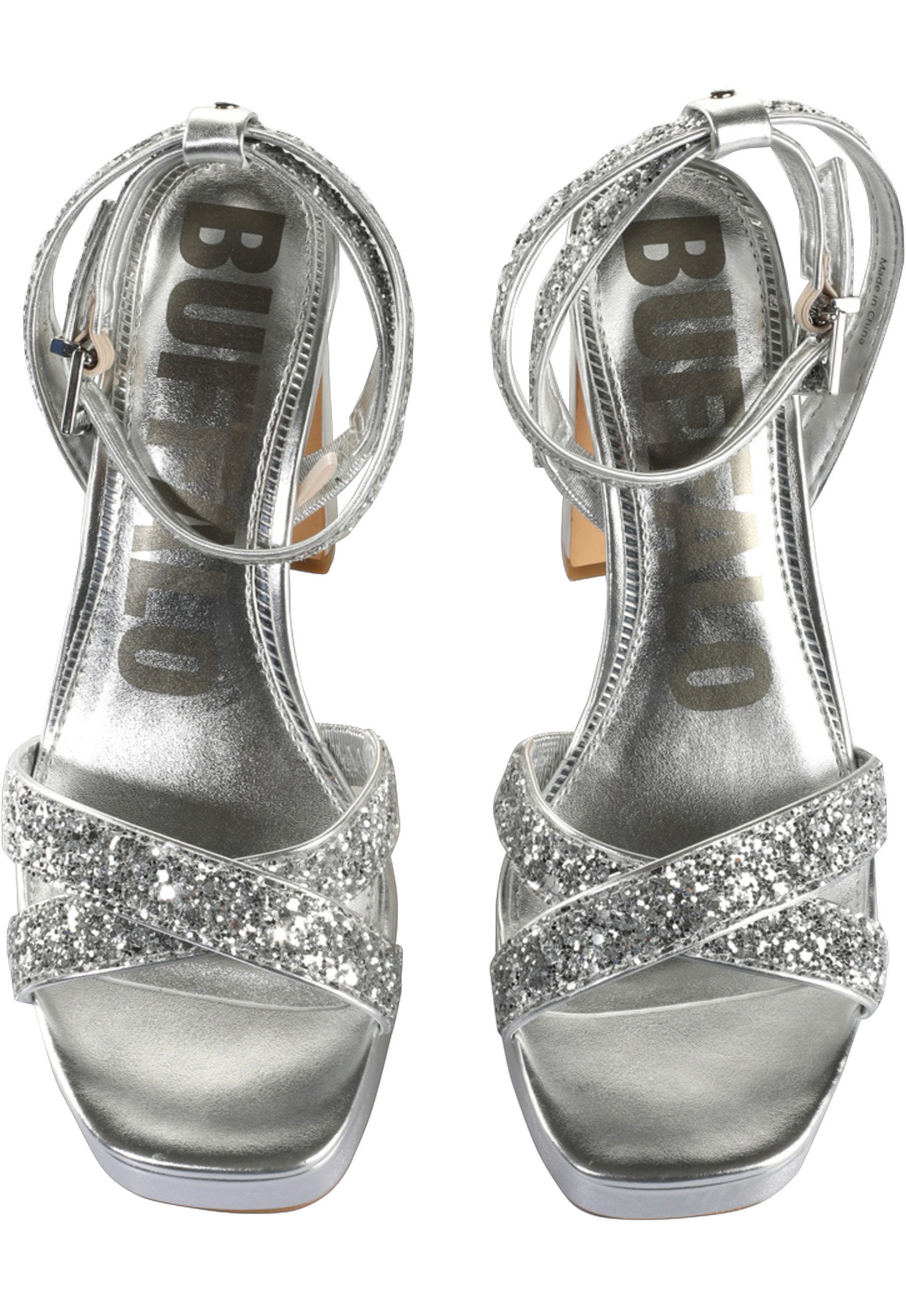 Buffalo Buffalo Buffalo June Glam - Vegan Nappa/Glitter High-Heel-Pumps