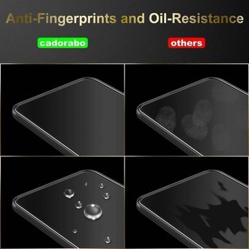 Cadorabo Schutzfolie Apple iPhone X / XS, (3-St), 3x Vollbild Schutzglas Panzer Folie (Tempered) Display-Schutzglas