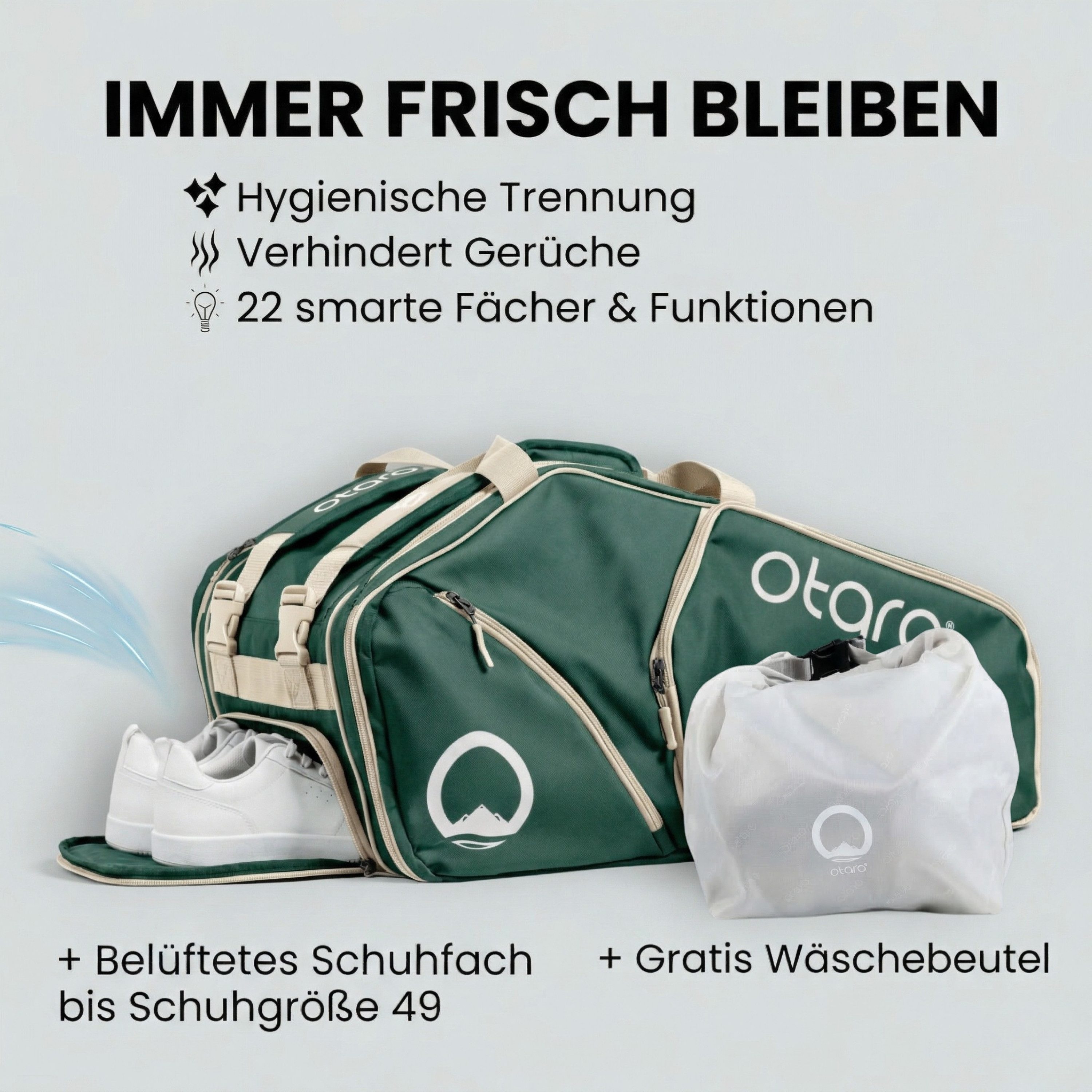 Otaro Tennistasche Tennistasche Racquet Bag, 82 Liter