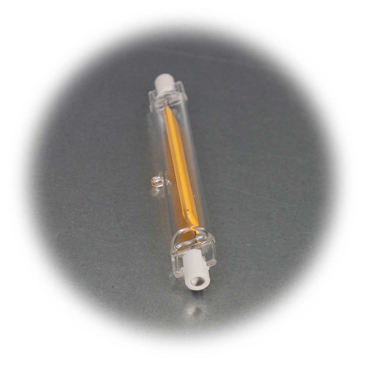 McShine LED-Leuchtmittel R7s LED-Leuchtmittel 118mm warmweiß 700lm 7W/230V, warmweiß