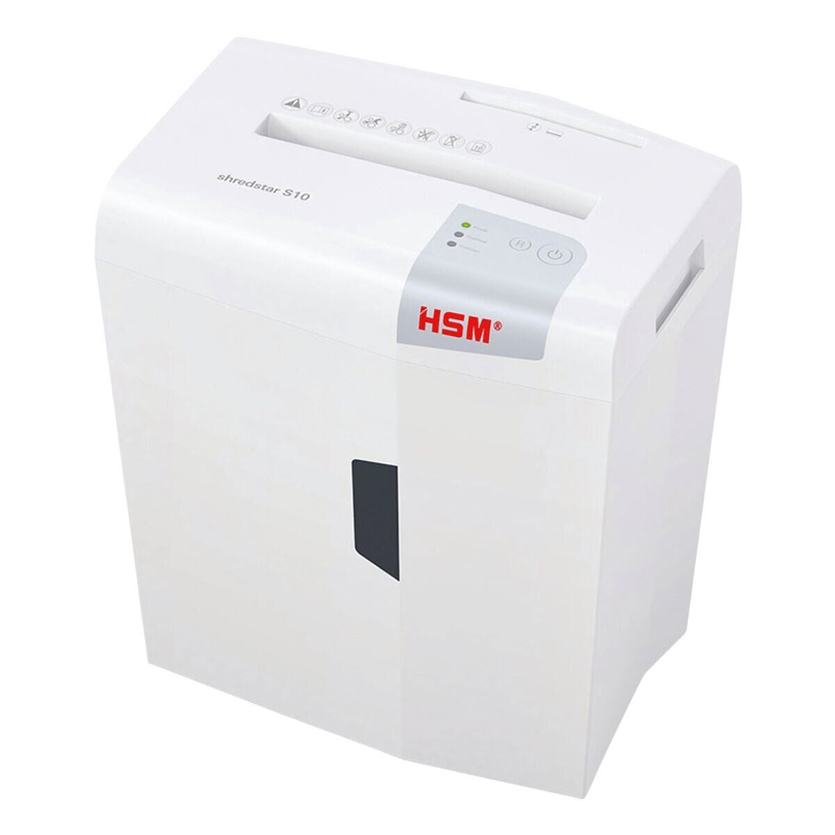 HSM Aktenvernichter shredstar S10, Streifenschnitt 6 mm, 10 Blatt, 18 Liter, 125 Watt