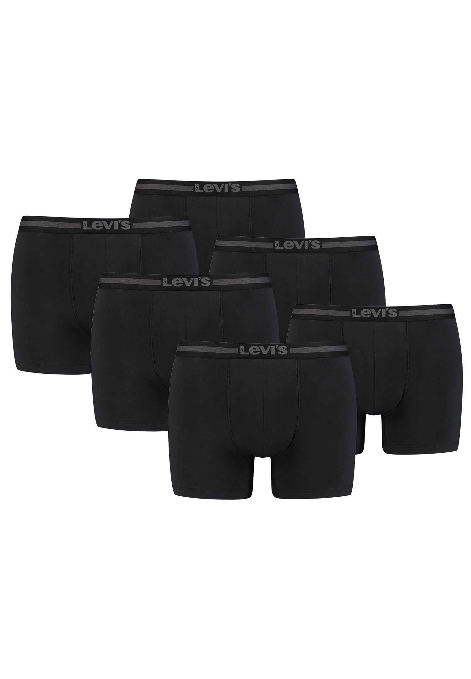 Levi's® Boxershorts MEN TENCEL BOXER BRIEF 6er Pack (Set, 6-St., 6er-Pack) Jet Black | Boxershorts