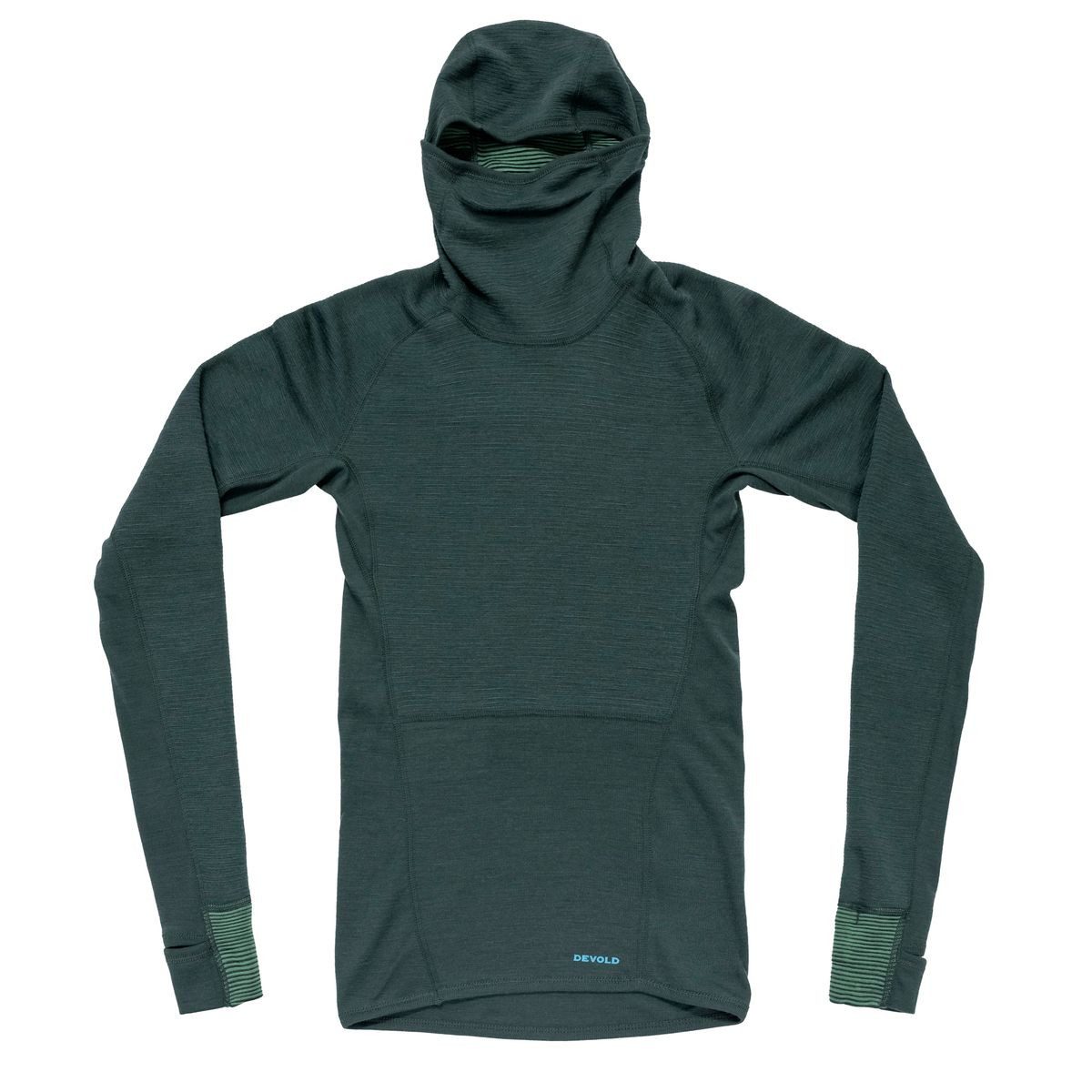 Devold Sweatshirt Tuvegga Merino Hoodie WMN Wendbarer Baselayer mit optimaler Atmungsaktivität und Isolierung