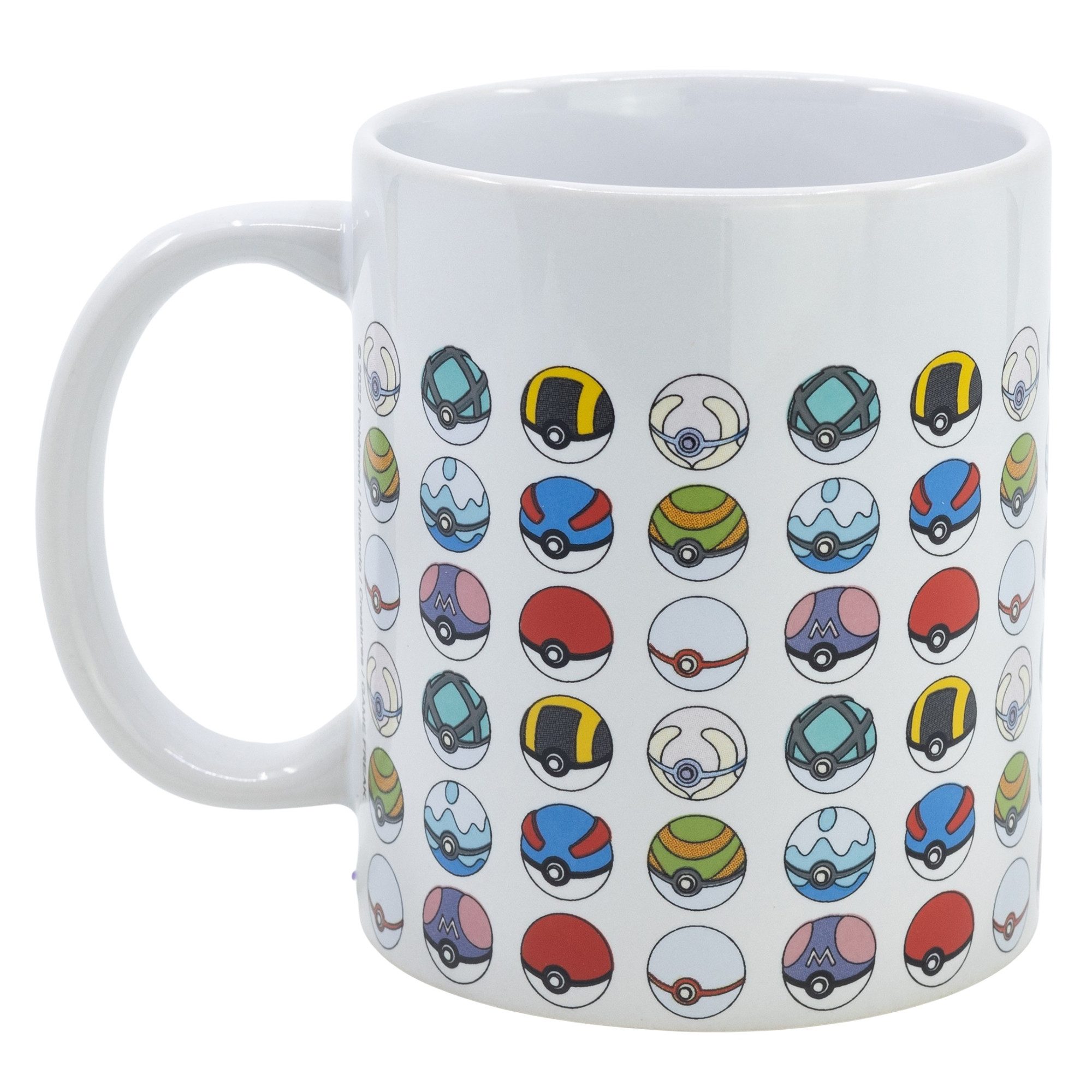 POKÉMON Tasse Pokemon Pikachu Pokeball Kaffeetasse Teetasse Geschenkidee 325 ml, Keramik