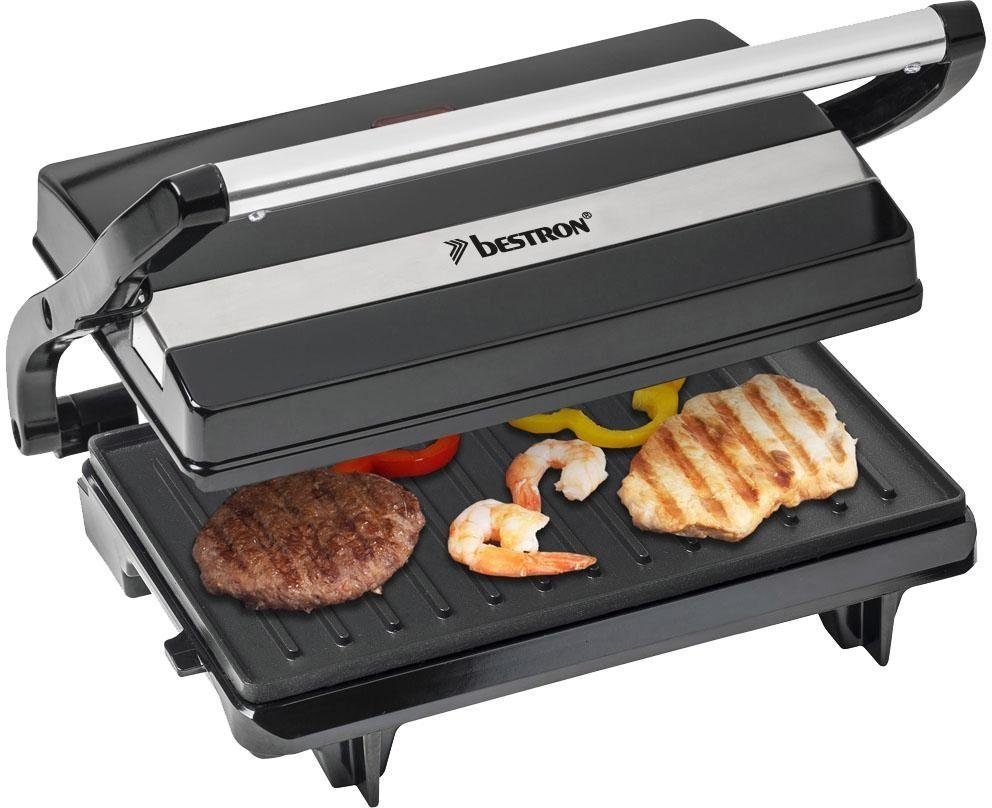 bestron Kontaktgrill APM123Z Viva als Italia, W, auch antihaftbeschichtet Sandwich-/Panini-Kontaktgrill einsetzbar, 700