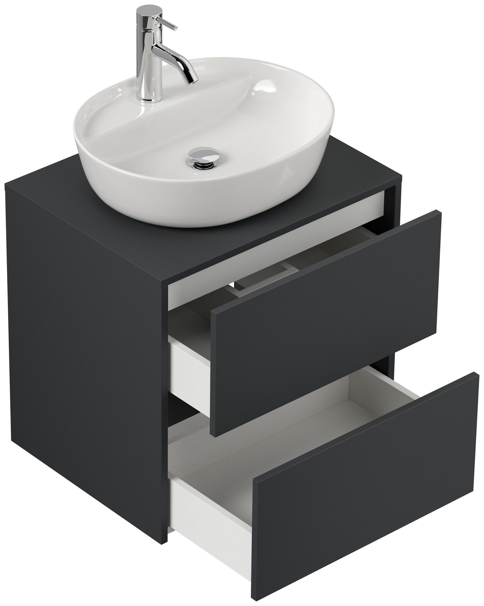 Magnolia Home Aufsatzwaschbecken Badmöbel Taifun 60cm günstig online kaufen