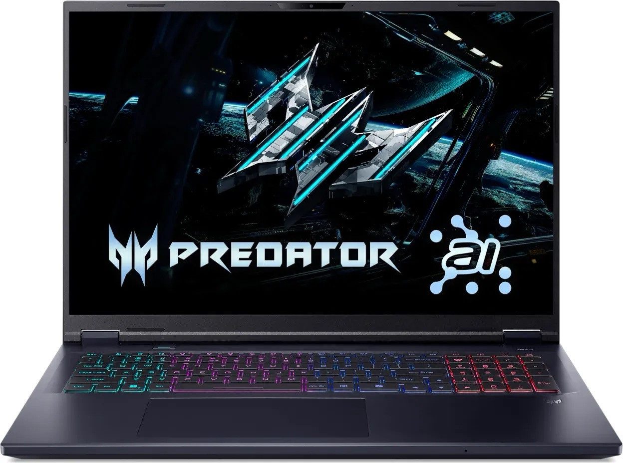 Acer Acer Predator Helios Neo 18 AI PHN18-72-90DM 18"/Ultra9-275/32/1TSSD Gaming-Notebook (Intel Core Ultra 9 275HX, 1000 GB SSD, Sicherheitsschloss (Kensington Security Slot), MUX-Switch)