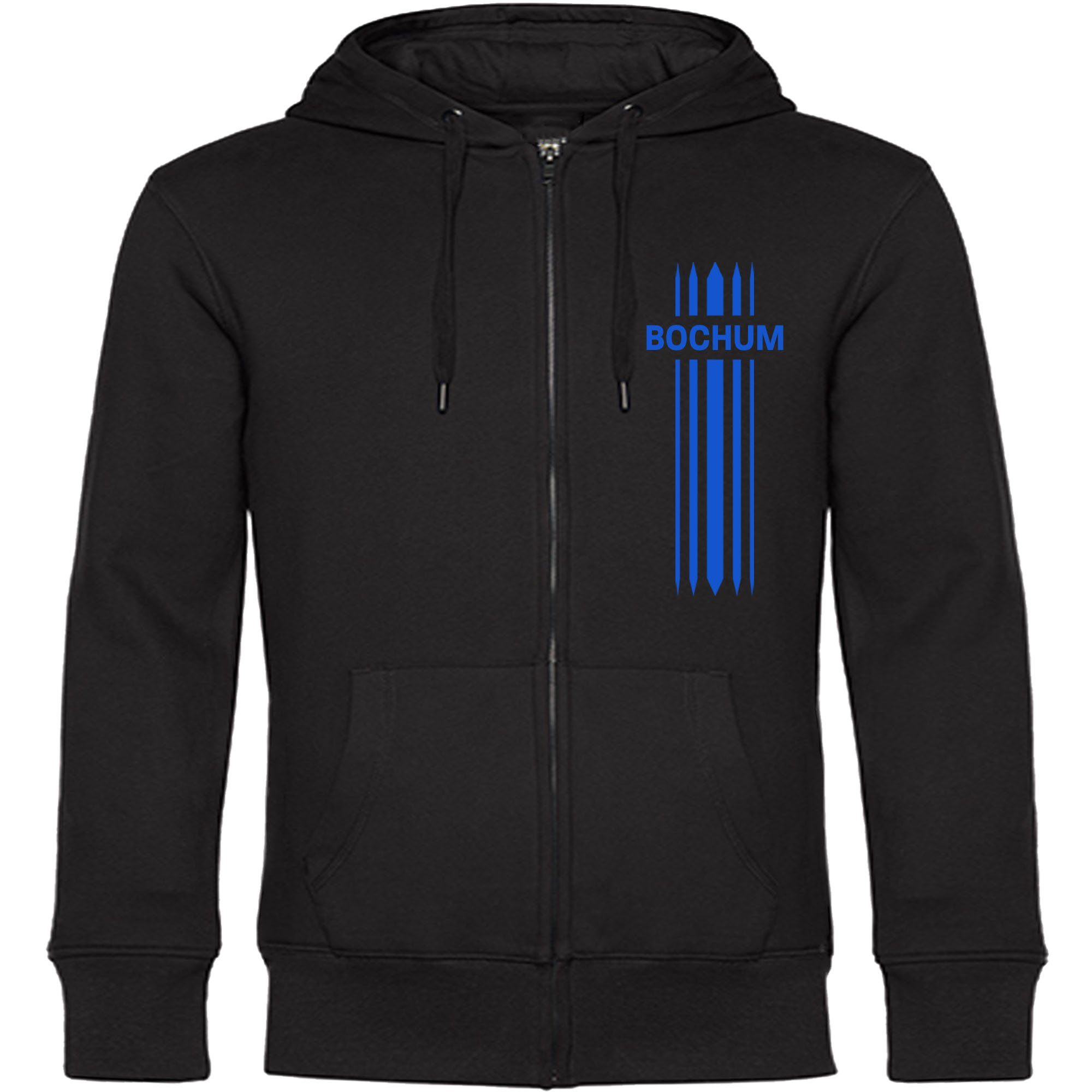 Kapuzensweatjacke Bochum - Streifen - Sweat