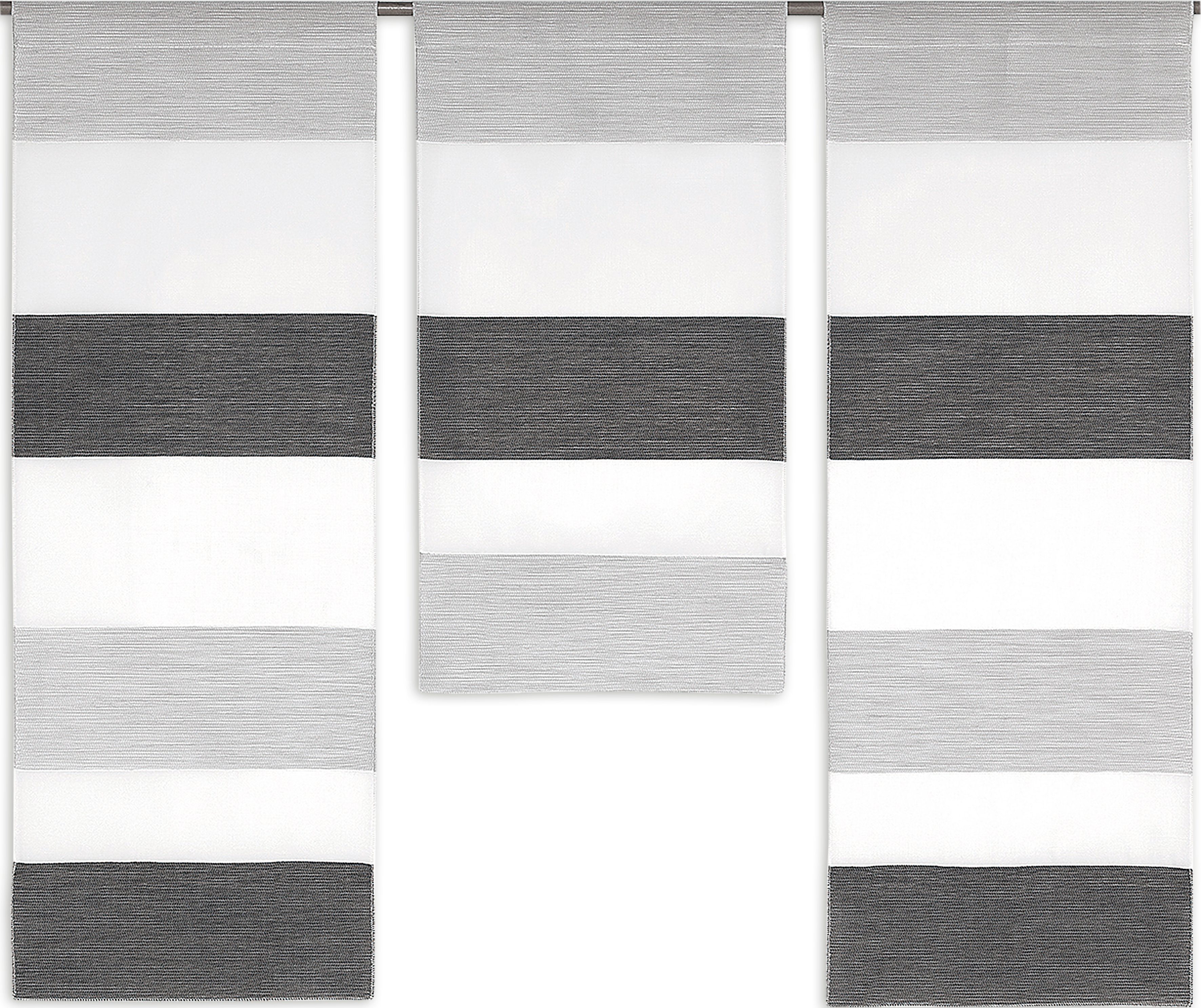 EXPERIENCE Scheibengardine 3er Set Miniflächen Scheibengardine Küchengardin günstig online kaufen