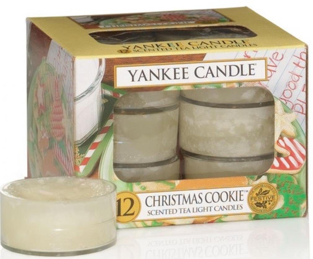 Yankee Candle Duftkerze Yankee Candle Christmas Cookie Teelicht Kerze  12x9,8 g (12 Stück)
