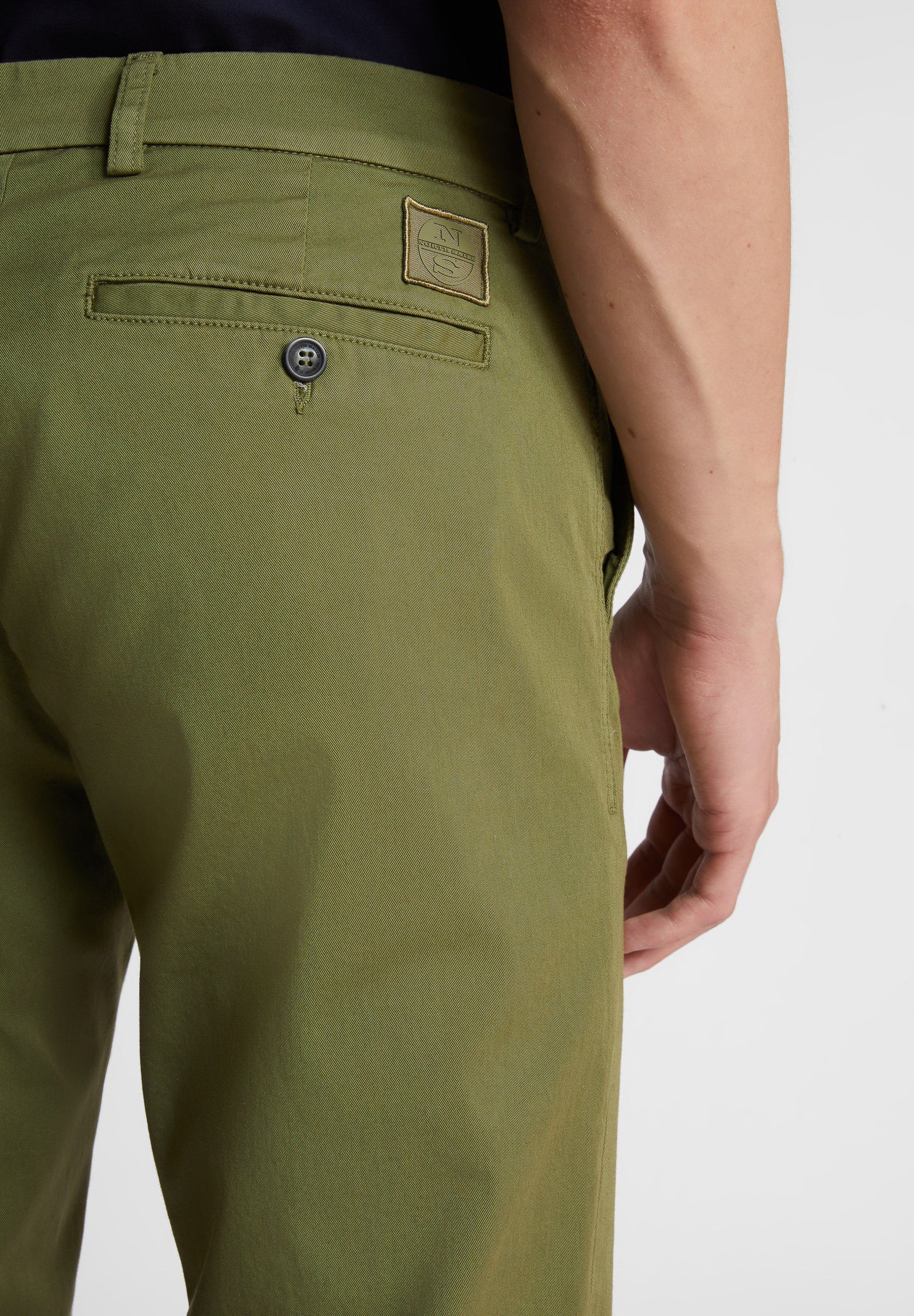 Chinohose Slim-Fit-Chinos OLIVE Sails North GREEN