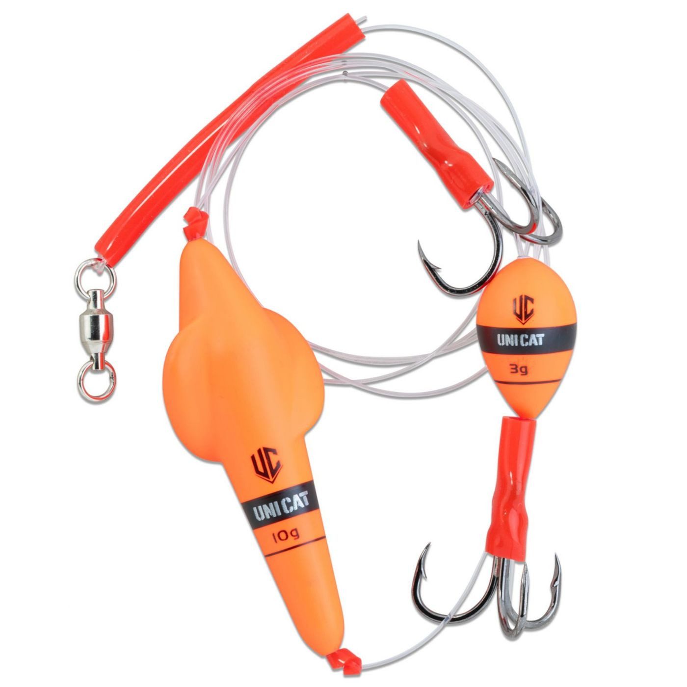 Vorfachschnur UNI CAT Rotating Worm Rig 20g - Vorfach zum Wallerangeln