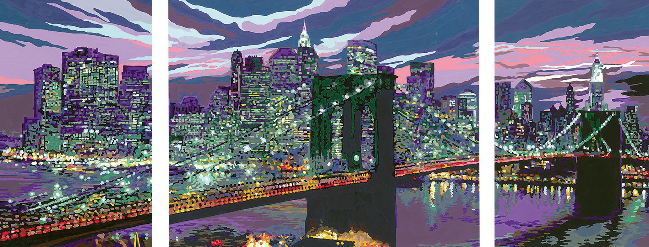 Ravensburger Malen nach Zahlen CreArt, New York Skyline, Made in Europe