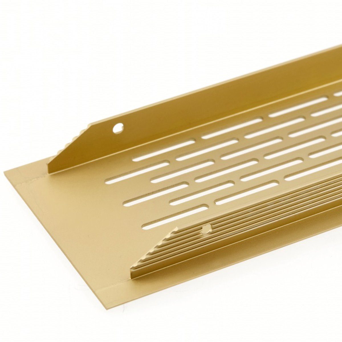 MS Beschläge Lüftungsgitter Stegblech 80x480mm ovale Lochung Belüftungsgitter