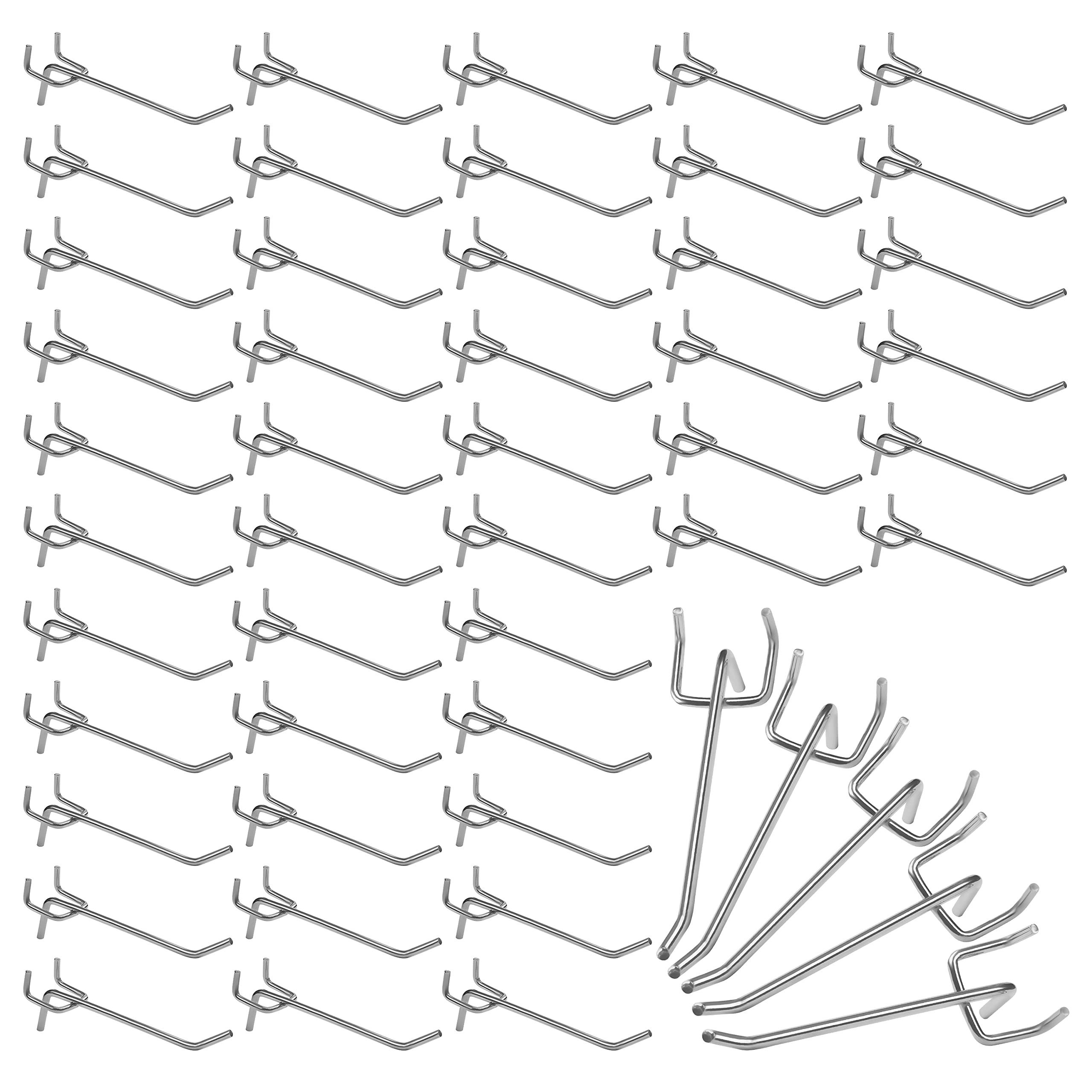 Toilettenpapierhalter Stabile Haken für Lochwand - 50er Pack, 10,5cm