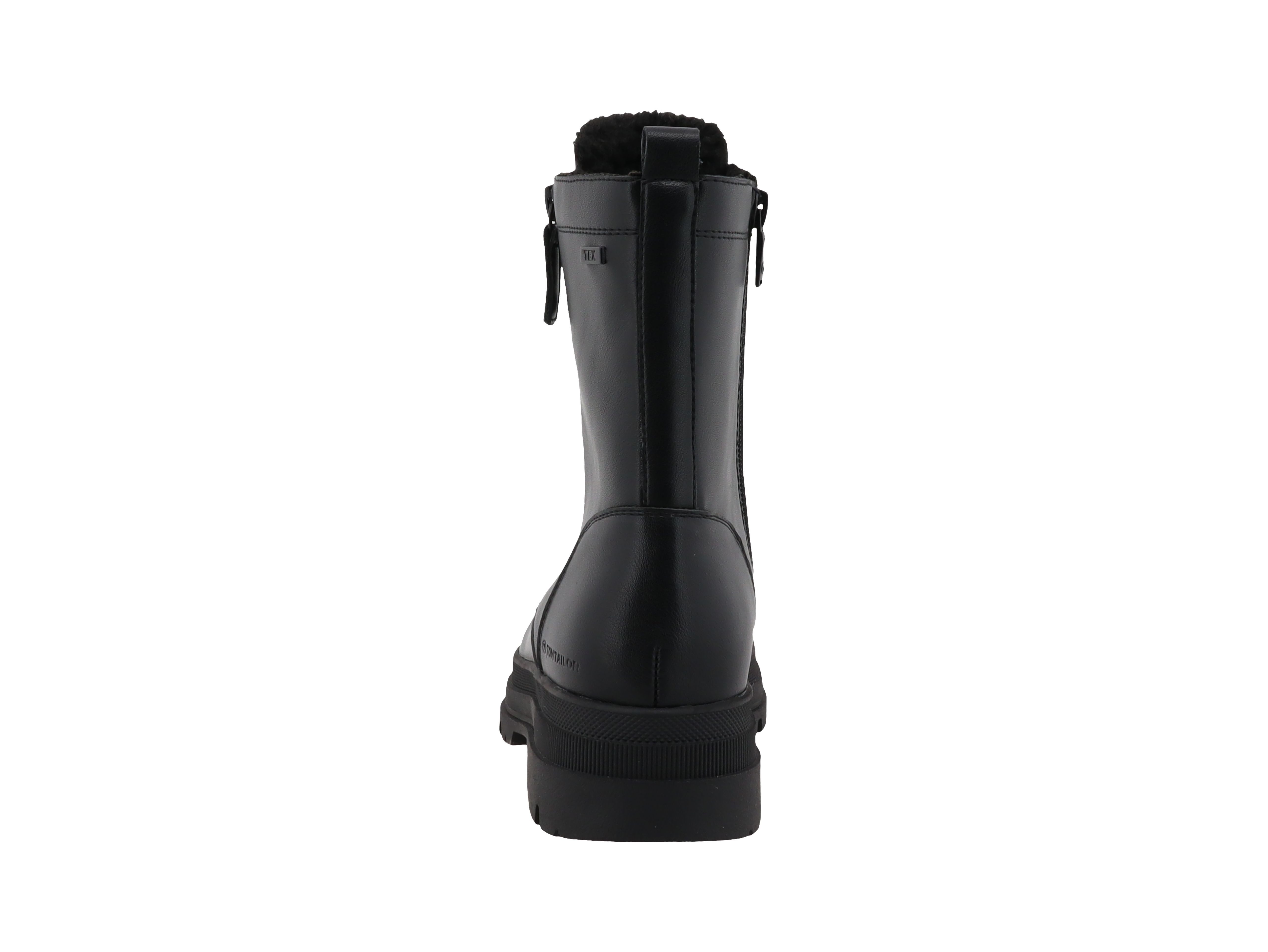 TOM TAILOR Winterstiefelette Winterboots, Schnürboots mit Blockabsatz
