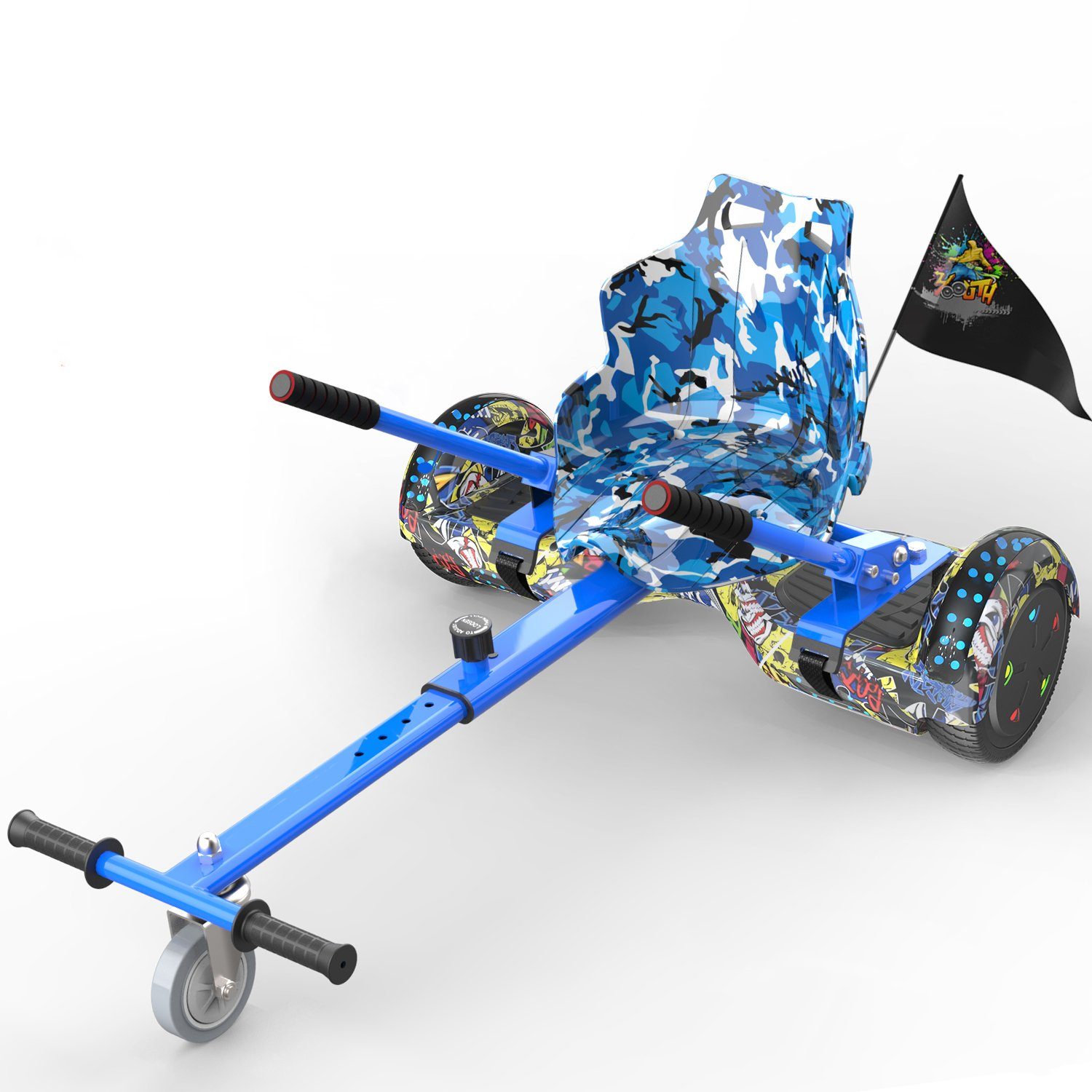 HITWAY Balance Scooter Kart, Self Balance scooter+Hoverkart,Hoverboard