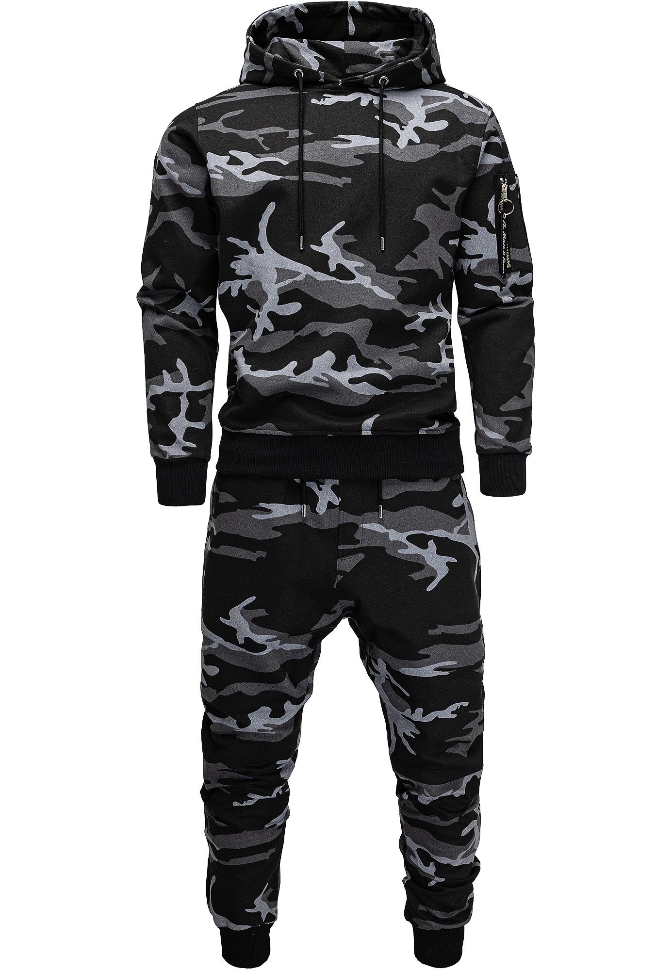 Amaci&Sons Trainingsanzug TOLEDO, Herren Cargo Stil Sportanzug Jogginganzug günstig online kaufen