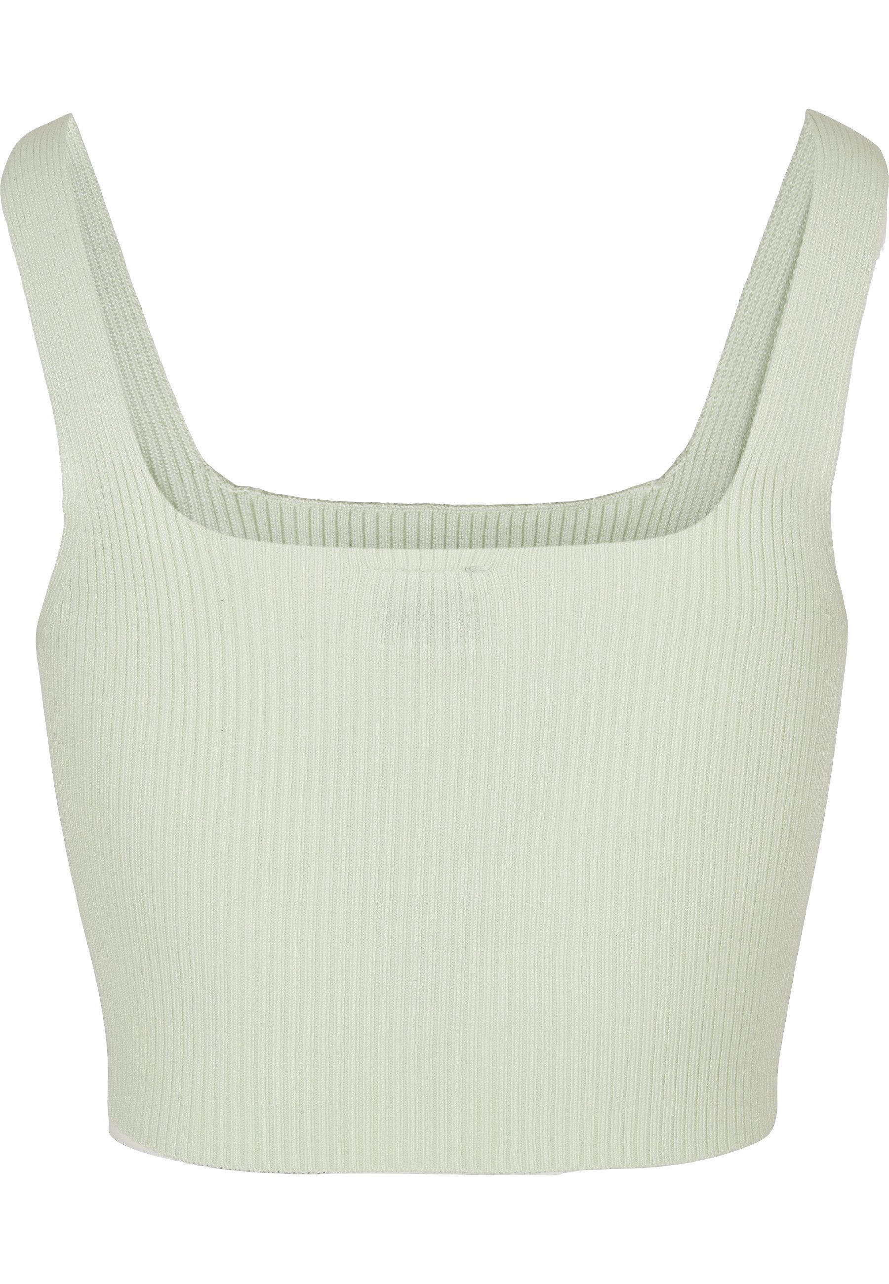 URBAN CLASSICS Tanktop Urban Classics Damen Ladies Cropped Knit Top (1-tlg)