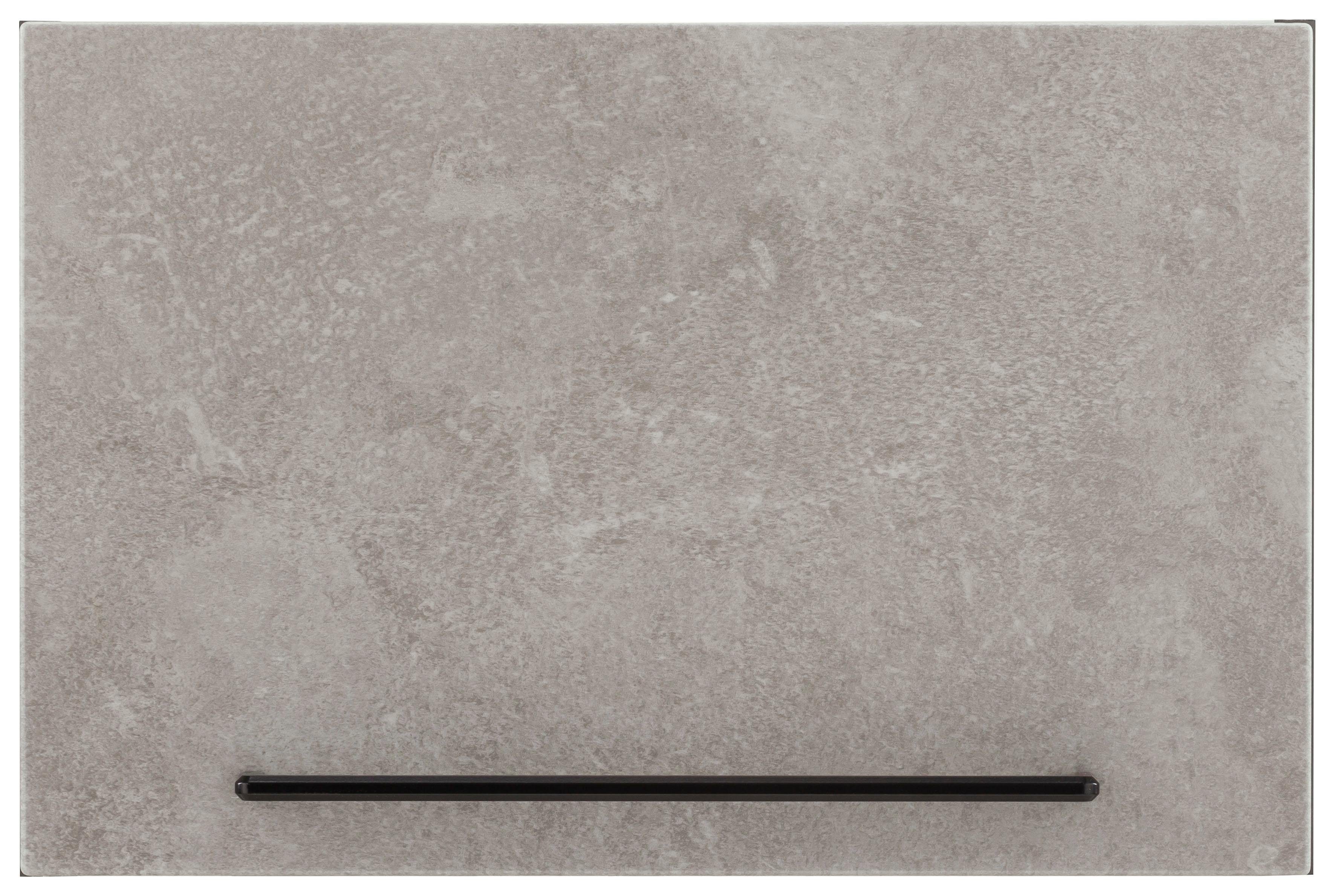 HELD MÖBEL Klapphängeschrank Tulsa 50 cm breit, mit 1 Klappe, schwarzer Metallgriff, MDF Front betonfarben hell | grafit