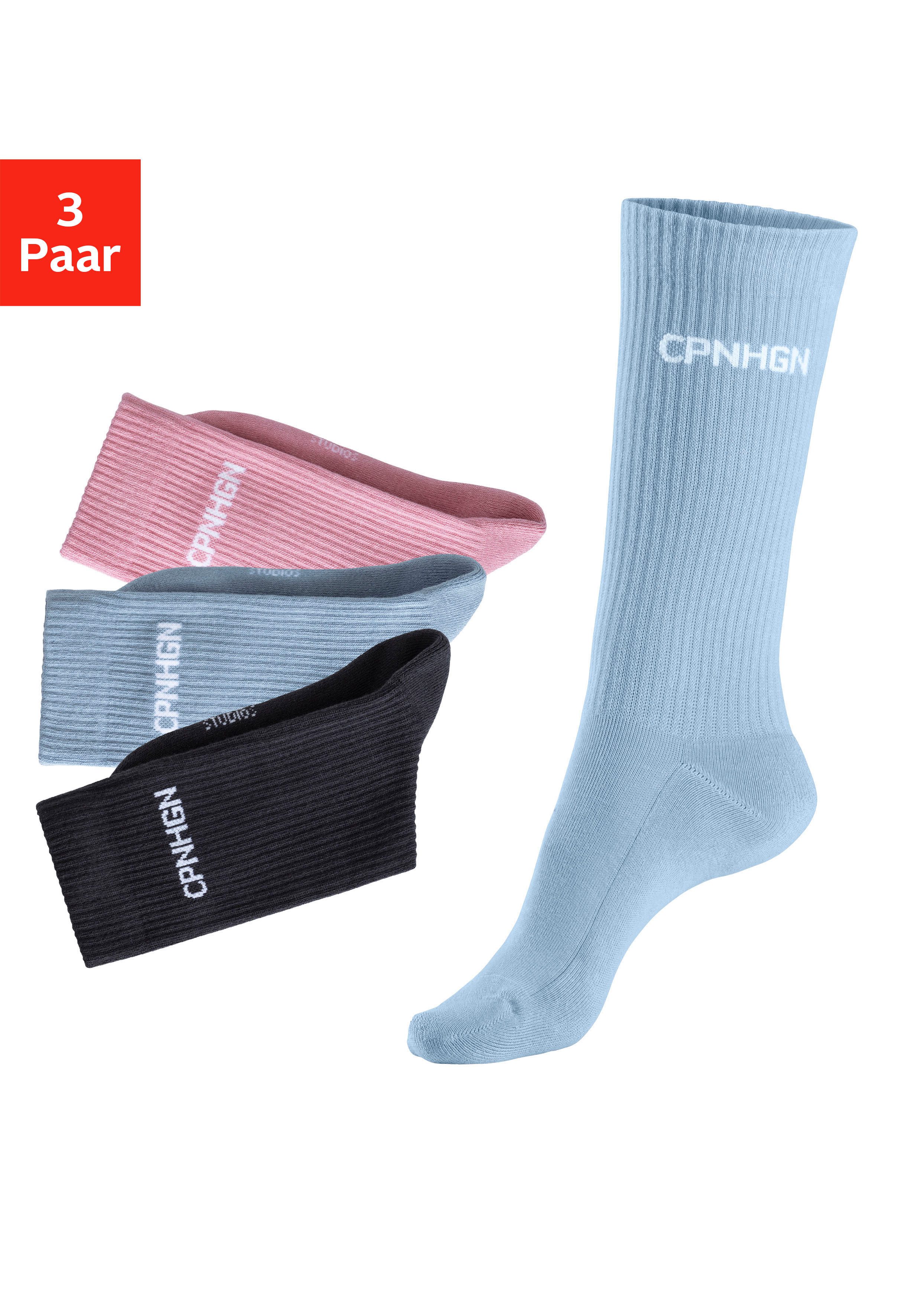 Copenhagen Studios Tennissocken (Packung, 3-Paar) mit Halbfußfrottee günstig online kaufen