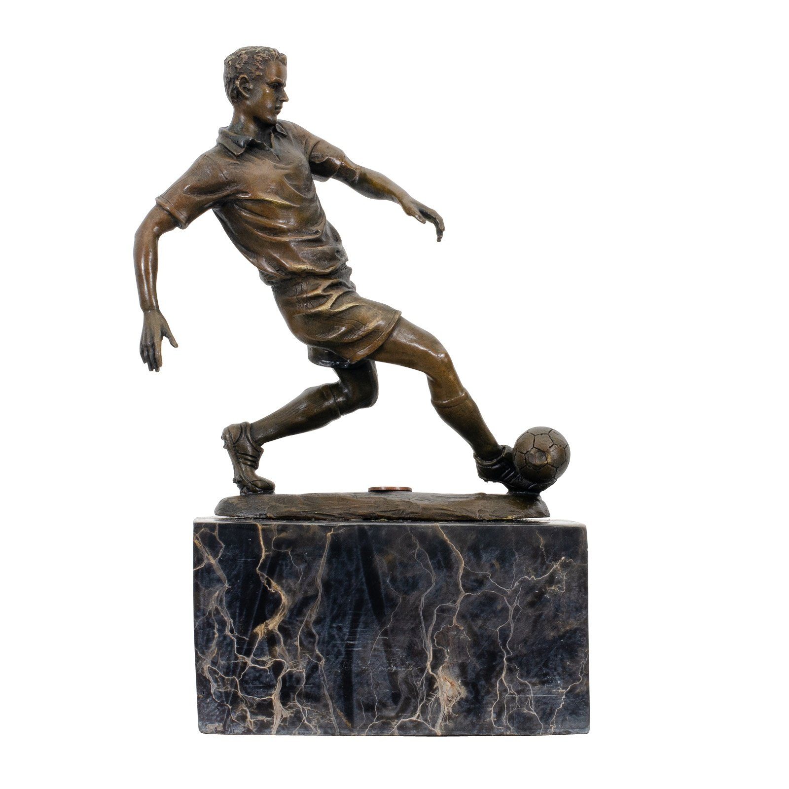 Aubaho Skulptur Sta Bronze Skulptur Trophäe Bronzeskulptur Verein Pokal Figur Fussball