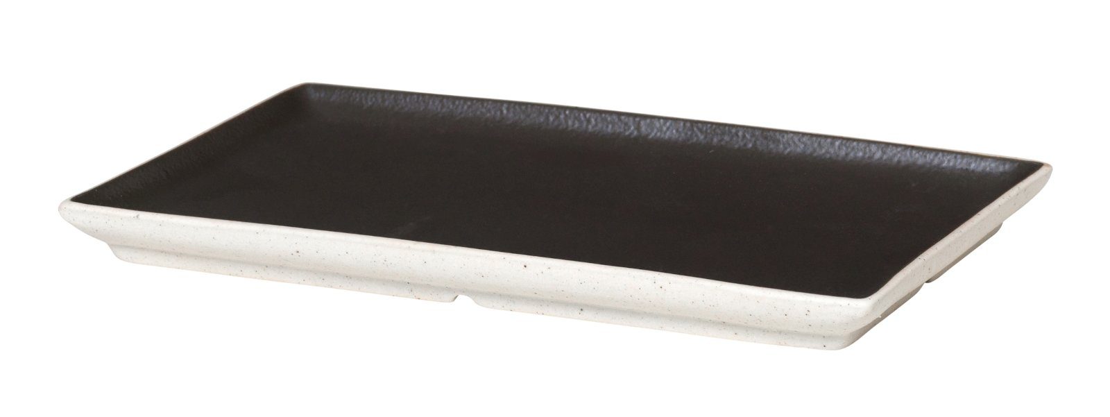 Broste Copenhagen Teller Eli Mat Charcoal Teller eckig 20 cm, Eli Quadratischer Teller