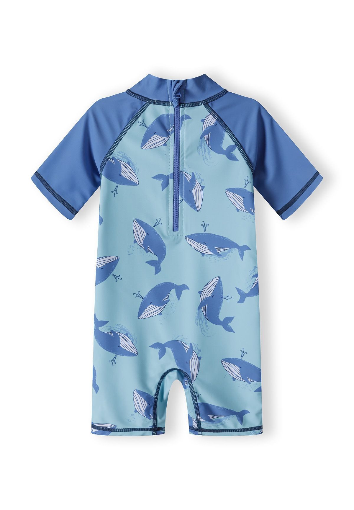 MINOTI Schwimmanzug Komplett: T-Shirt mit UPF 50 und Mütze (9m-4y) (mit Mütze)