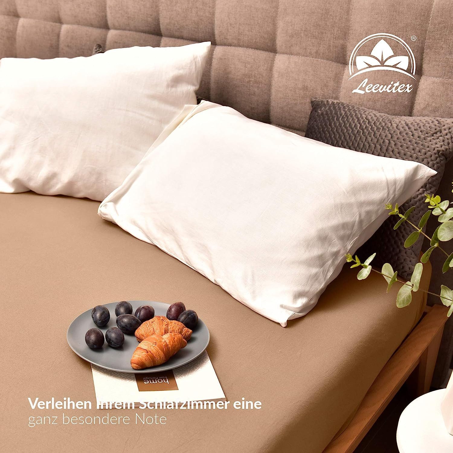 leevitex® Spannbettlaken Spannbettlaken Boxspringbett & Wasserbett Spannbet günstig online kaufen