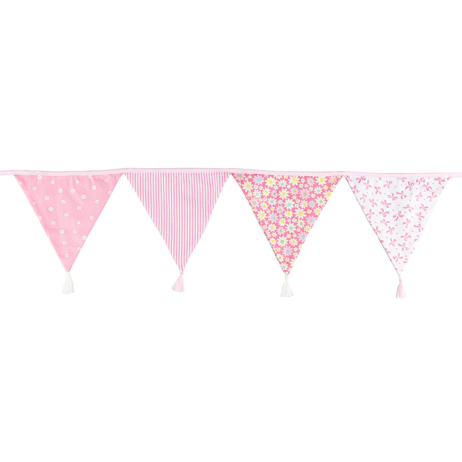 Coonoor Hängedekoration Wimpelkette Kinderzimmer,Girlande Kinderzimmer Deko zum Aufhängen (Musselin Baumwolle Stoff Wimpelkette), Hausbett Deko Mädchen&Jungen,Wanddeko Geschenk,Babyzimmer Dekoration