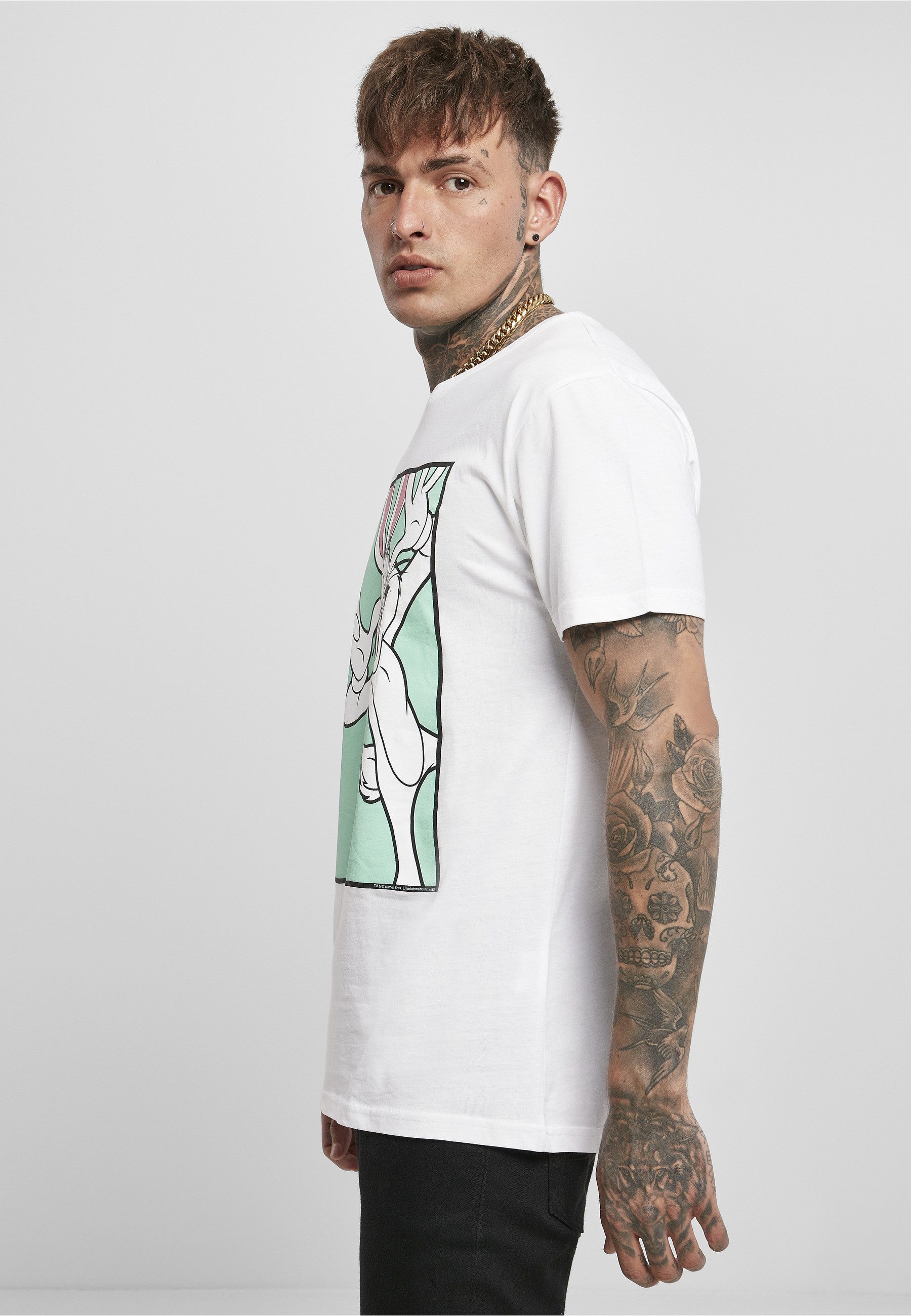 Merchcode T-Shirt Merchcode Herren Looney Tunes Bugs Bunny Funny Face Tee (1-tlg)