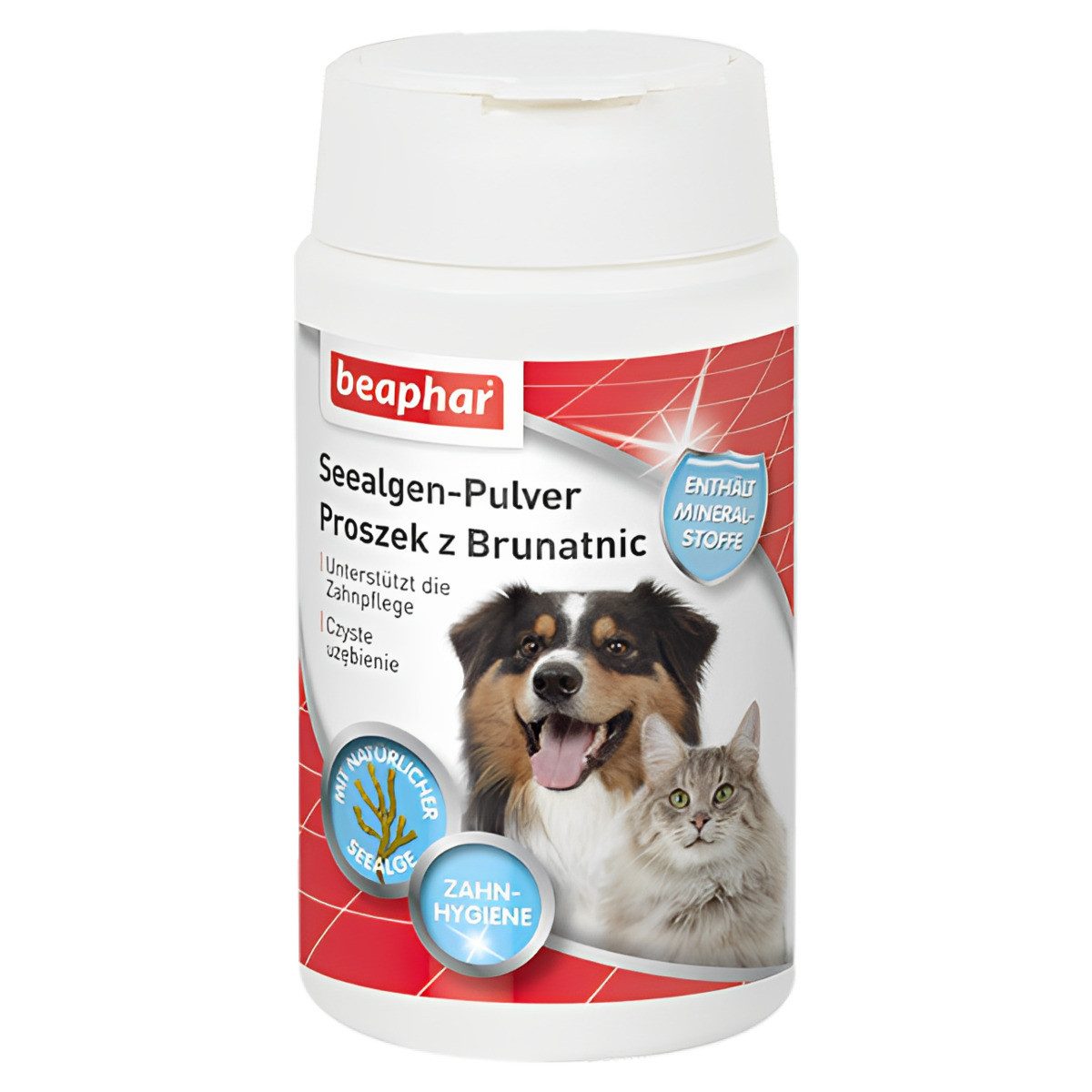 beaphar Tierzahnbürste Seealgen-Pulver 75 g für Hunde
