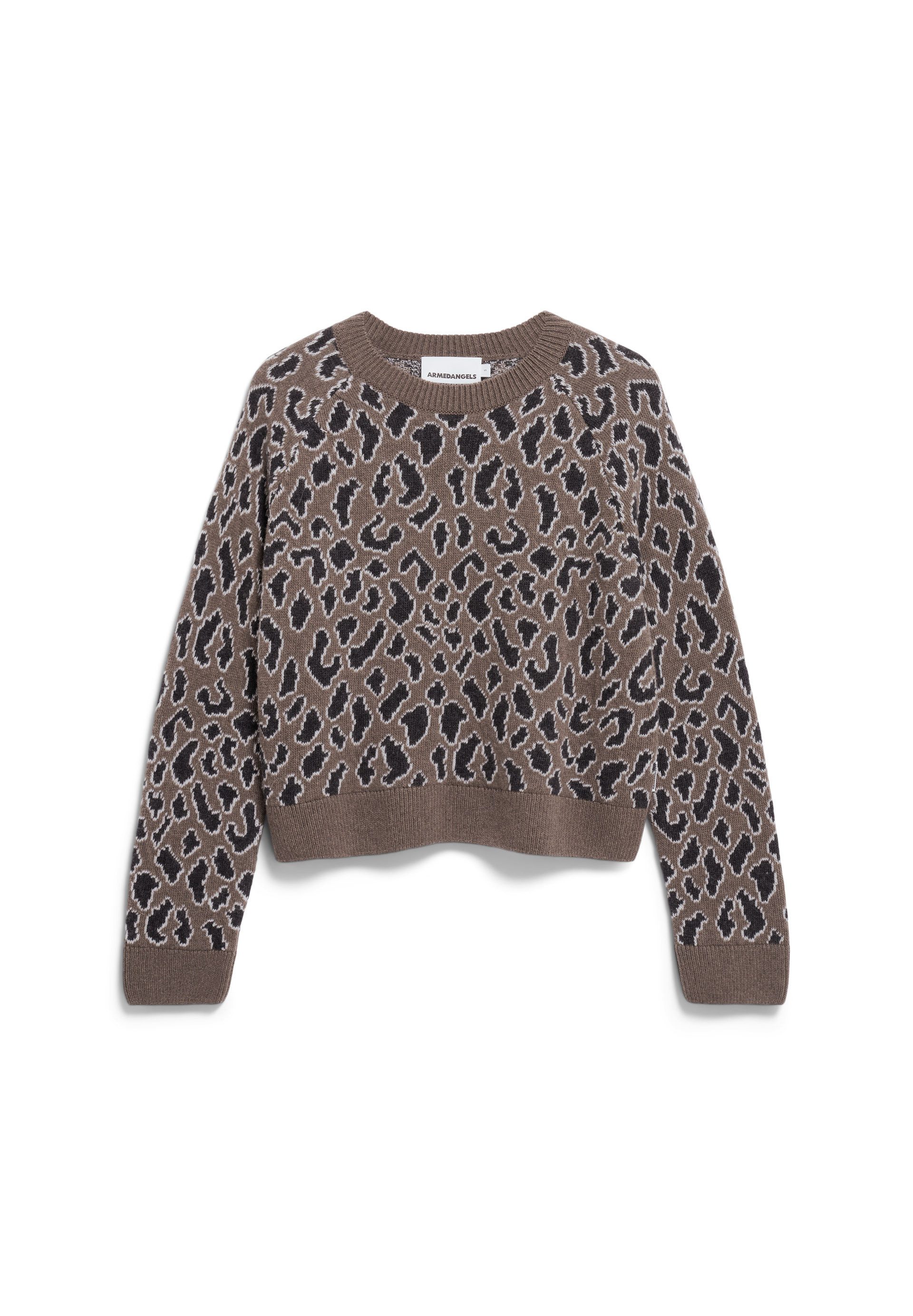 Strickpullover DILIRIAA LEOPAA Pullover aus recyclem Bio-Woll Mix