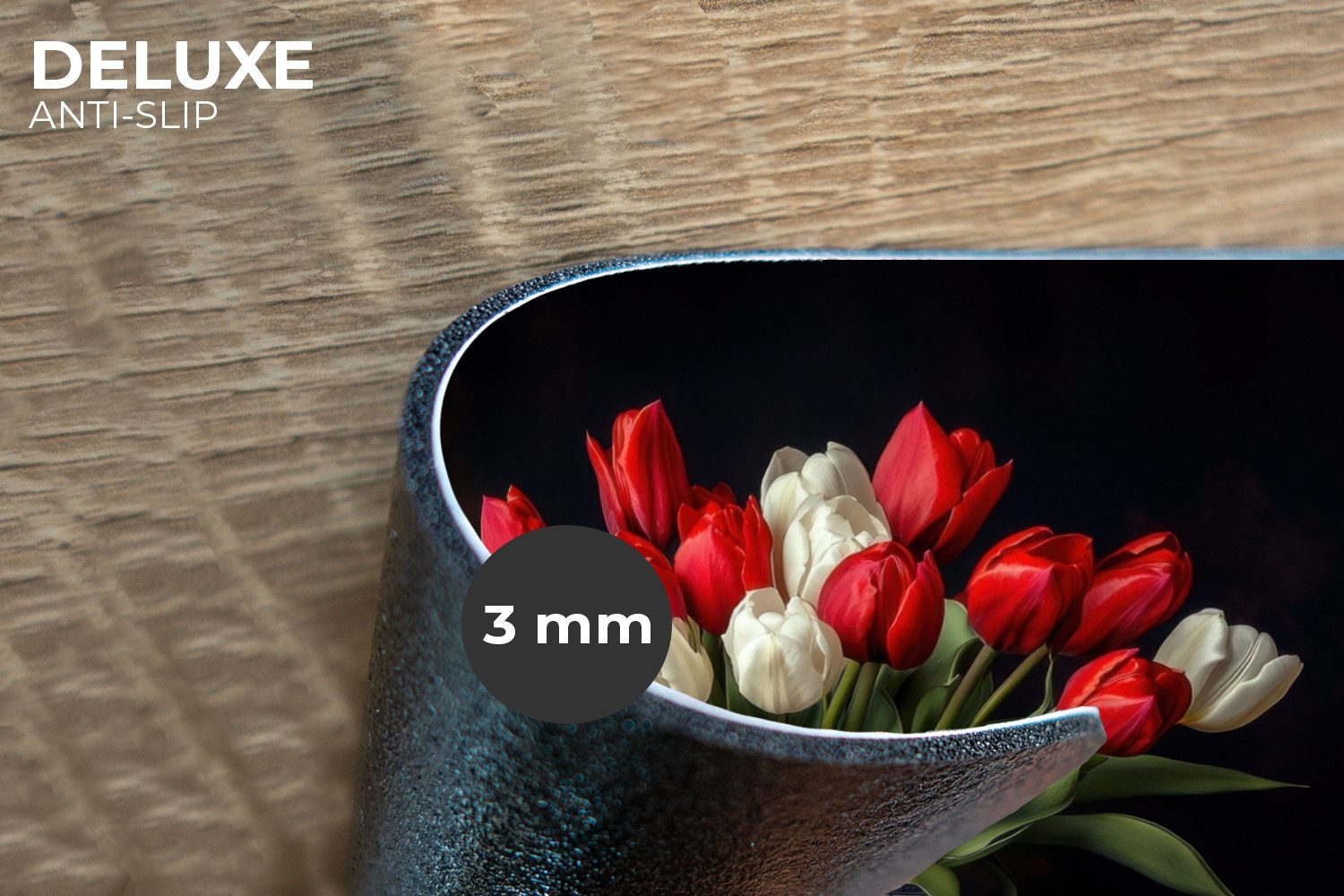 MuchoWow Platzset Rot - Blumen - günstig online kaufen