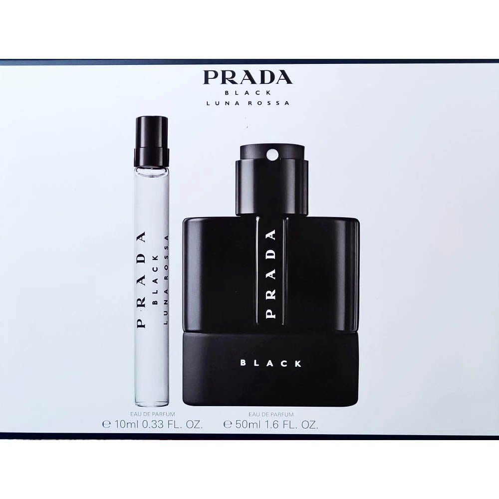 PRADA Eau de Parfum Prada Black Eau de Parfum 50ml + Travel Spray EDT 10 ml Set