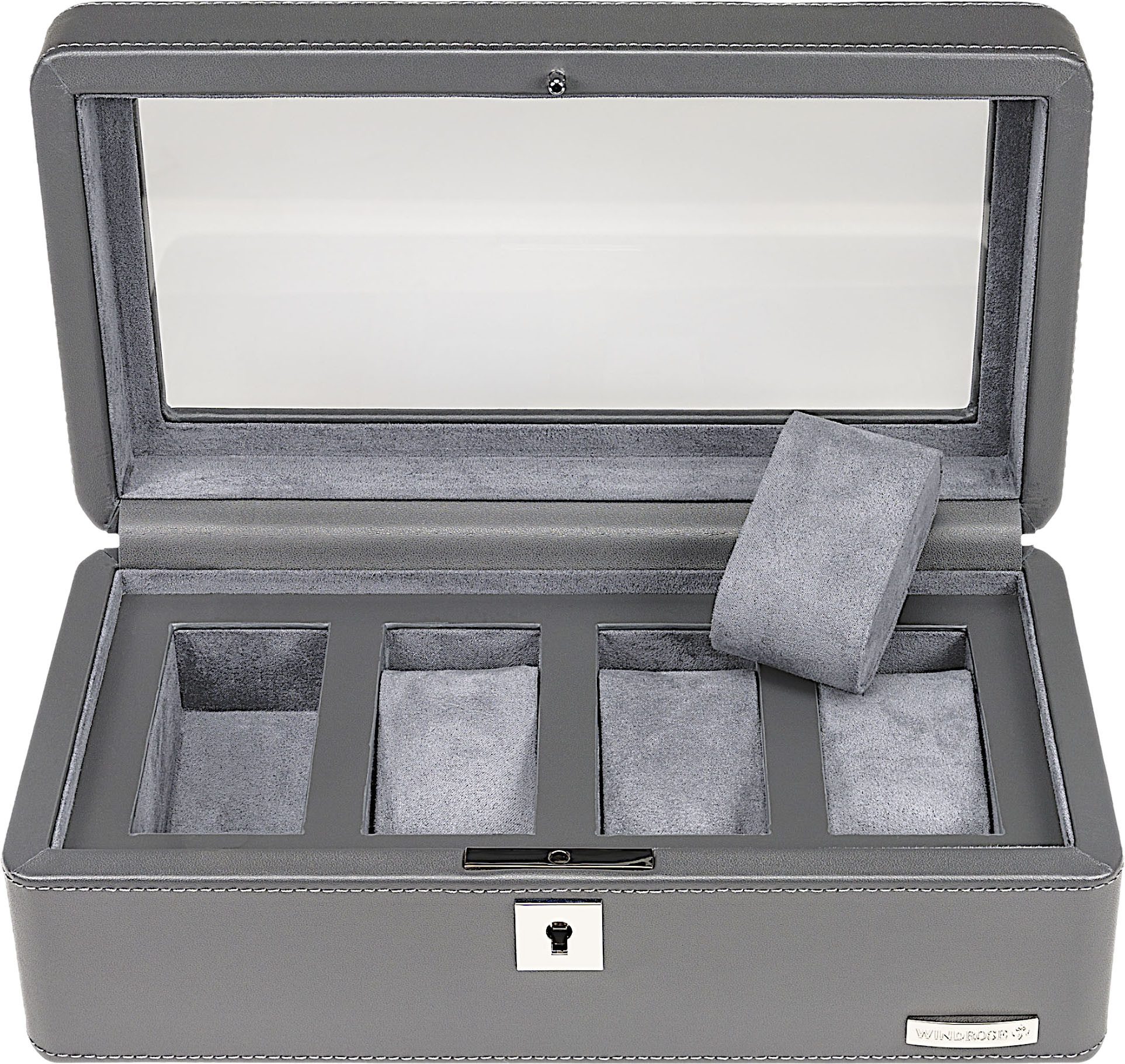 WINDROSE Uhrenbox Tempora, 804020.07, Aufbewahrung, Uhrenkasten, Ø max.40mm, Armbanduhr, Geschenkidee