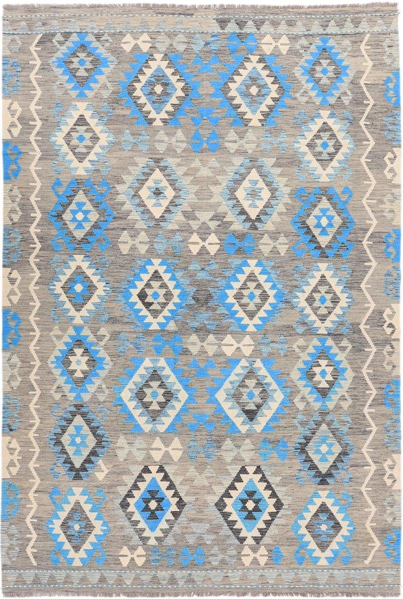 Orientteppich Kelim Afghan Heritage 202x297 Handgewebter Moderner Orientteppich, Nain Trading, rechteckig, Höhe: 3 mm
