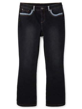 Sheego Bootcut-Jeans Große Größen mit Kontrastdetails