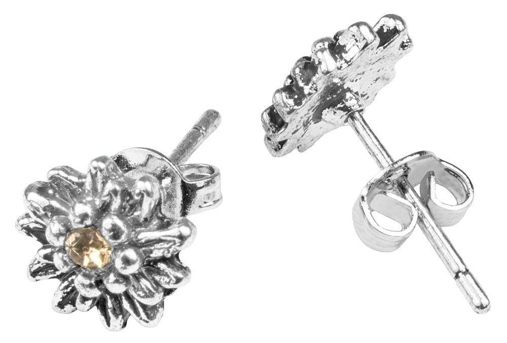LUISIA® Paar Ohrstecker Edelweiß "Marla" mit Kristallen von Swarovski® - Tr günstig online kaufen