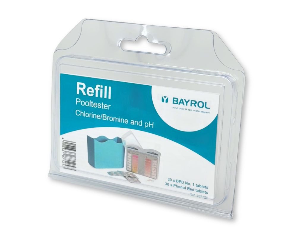 Bayrol Pooltester Bayrol Pool-Tester Nachfüllpackung Chlor/Brom/pH