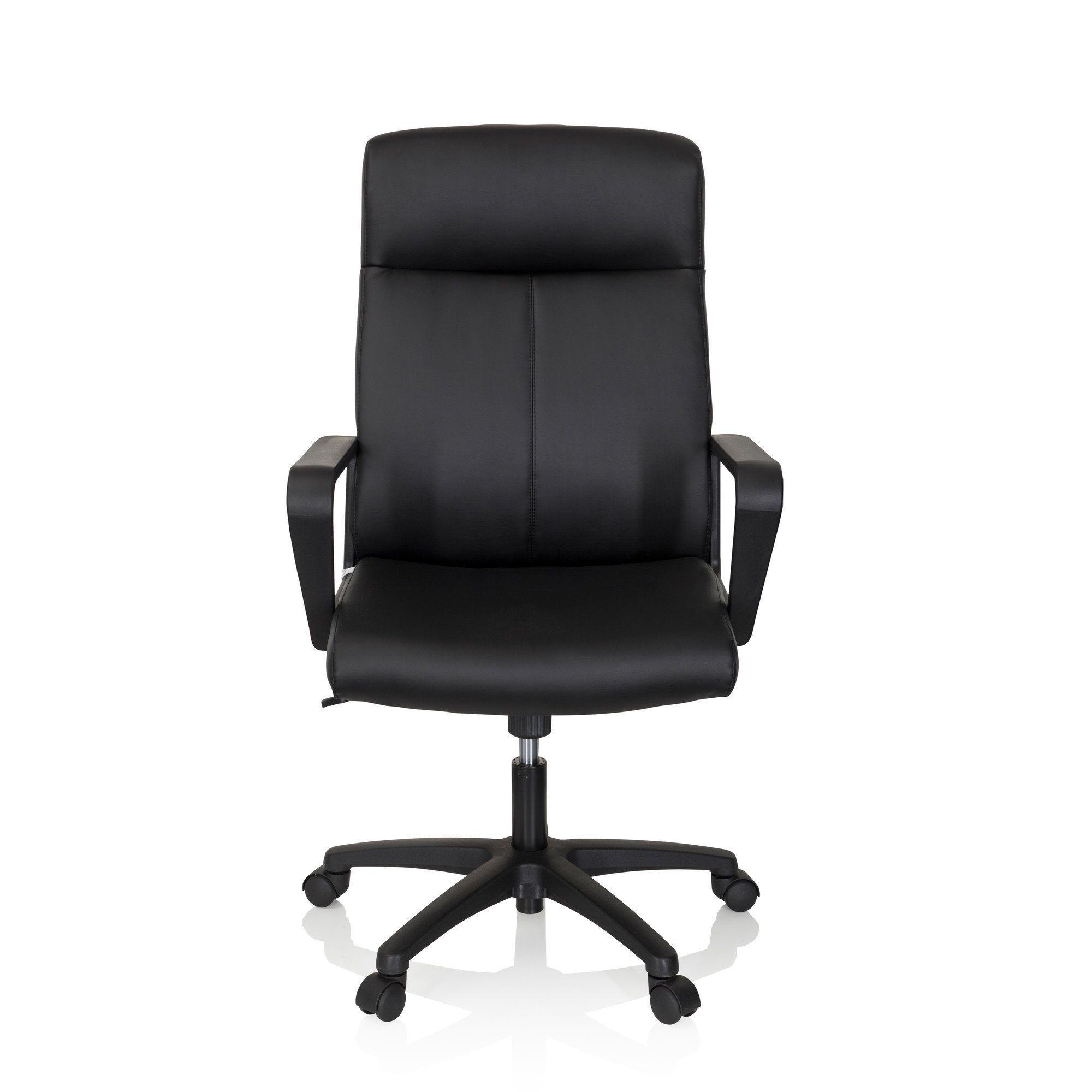 Armlehnen, Kunstleder Bürostuhl OFFICE hjh Chefsessel Profi ergonomisch Chefsessel Drehstuhl mit LISSO