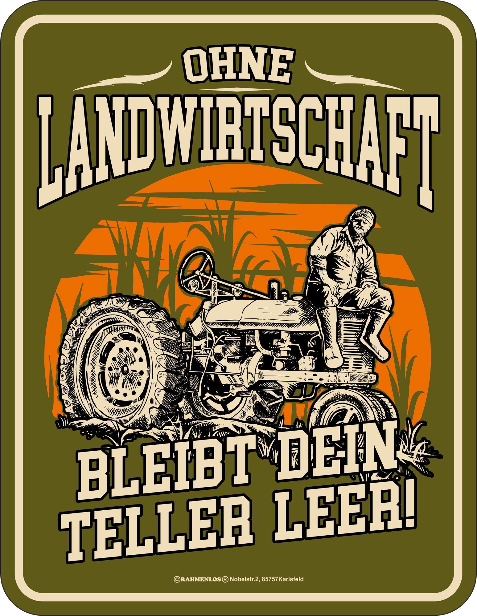 Magnet Landwirtschaft - Magnete - Teller leer