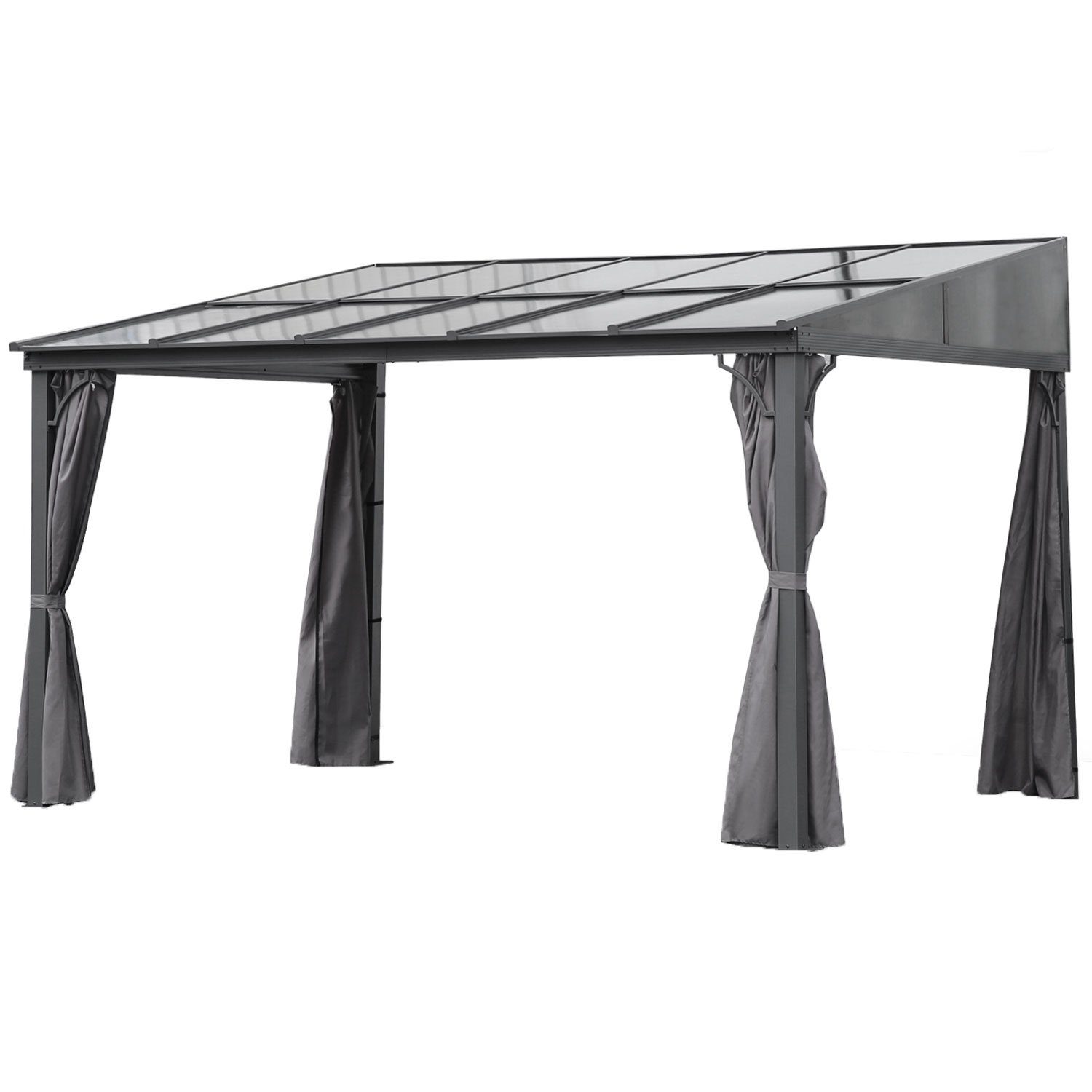 osoltus Anbaudach osoltus Alu Pavillon Terrassendach Terrassenüberdachung Toledo