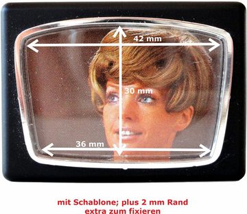 HR Autocomfort Bilderrahmen Orig. 1967 Foto Bilder Rahmen Fotorahmen 5 x 4 cm mit Halter, für 1 Bilder