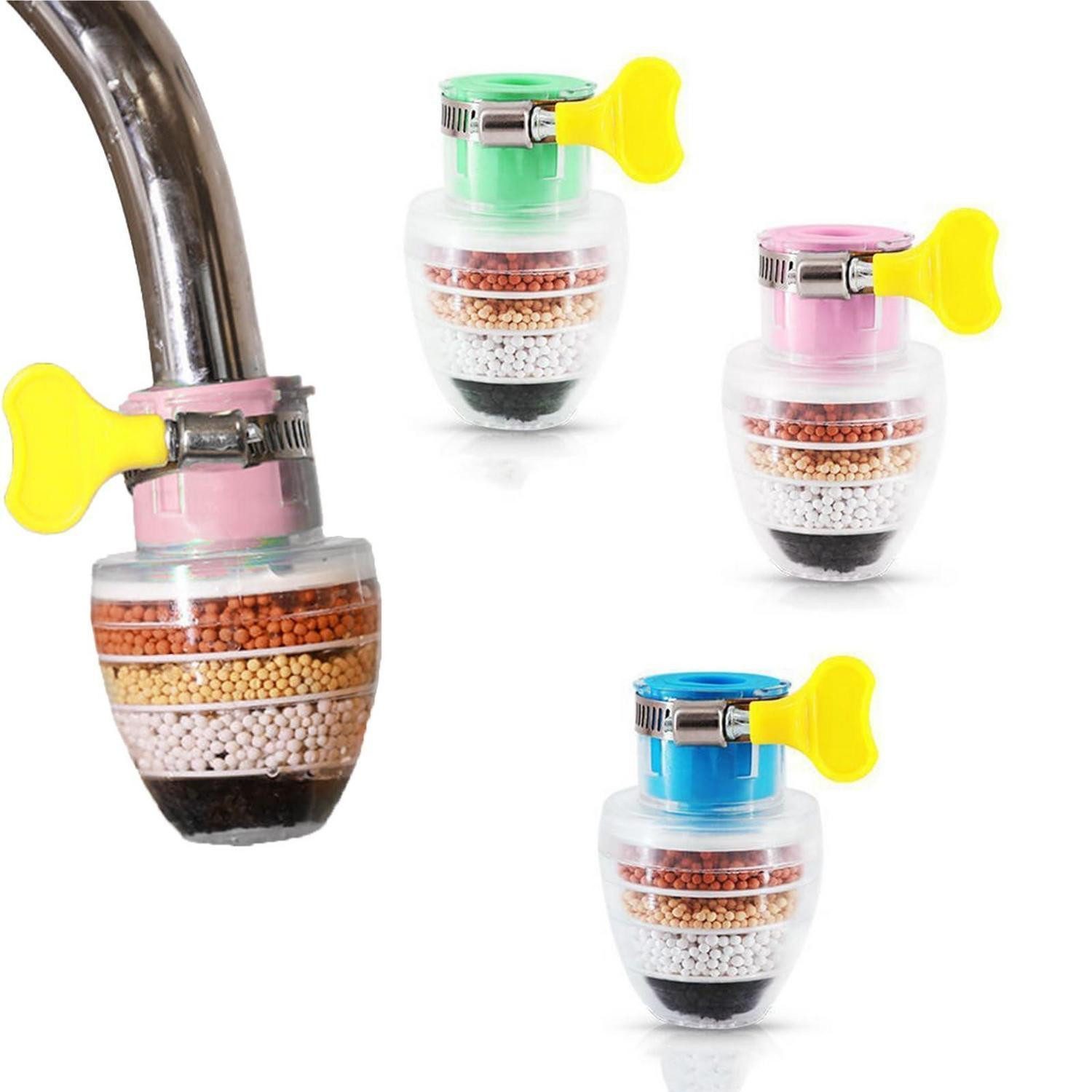 LuxusKollektion Wasserhahnfilter Aktivkohle Wasserfilter Aufsatz 3er Set