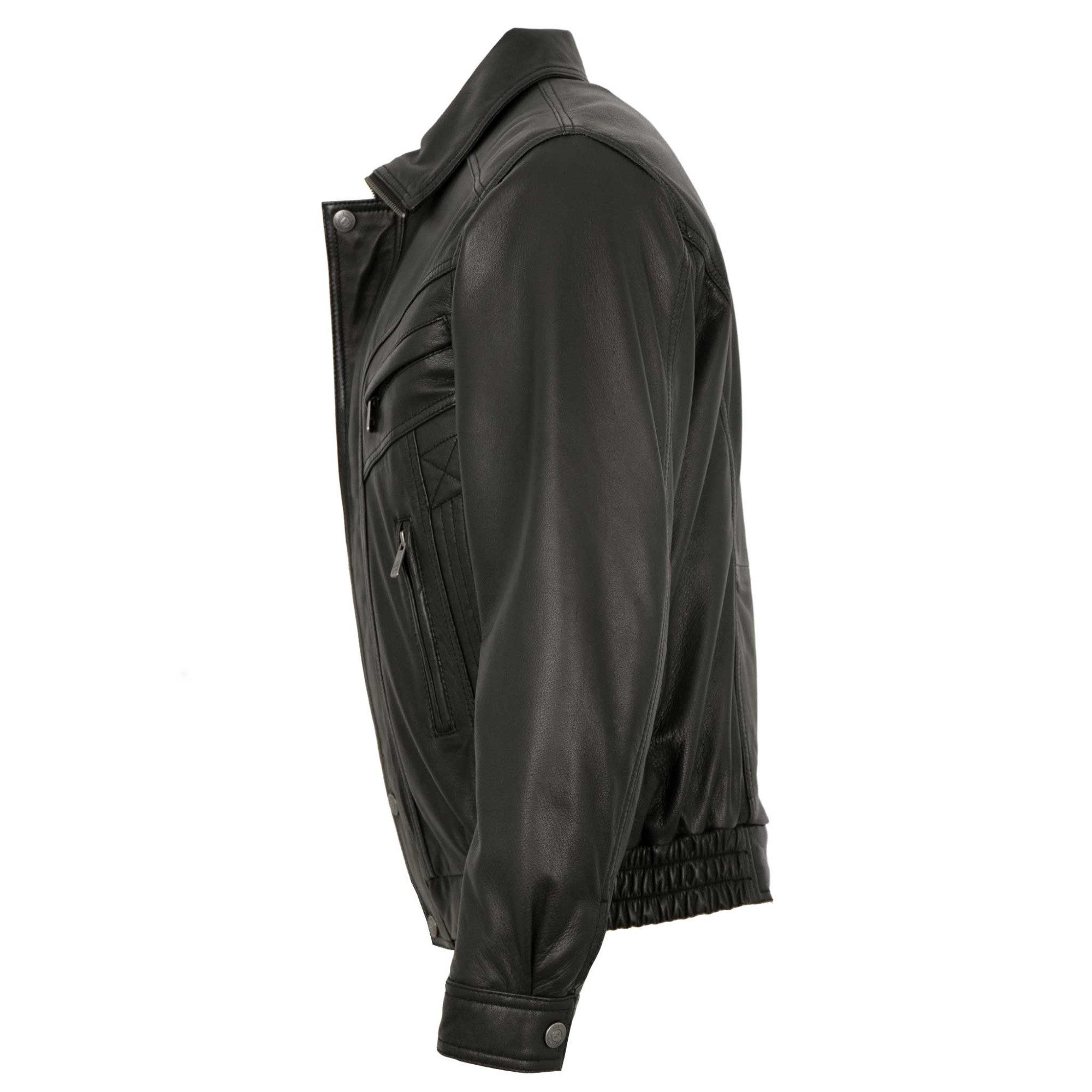 Jilani Lederjacke 1489 Jilani Collection - Herren Lederjacke Blouson Lammna günstig online kaufen