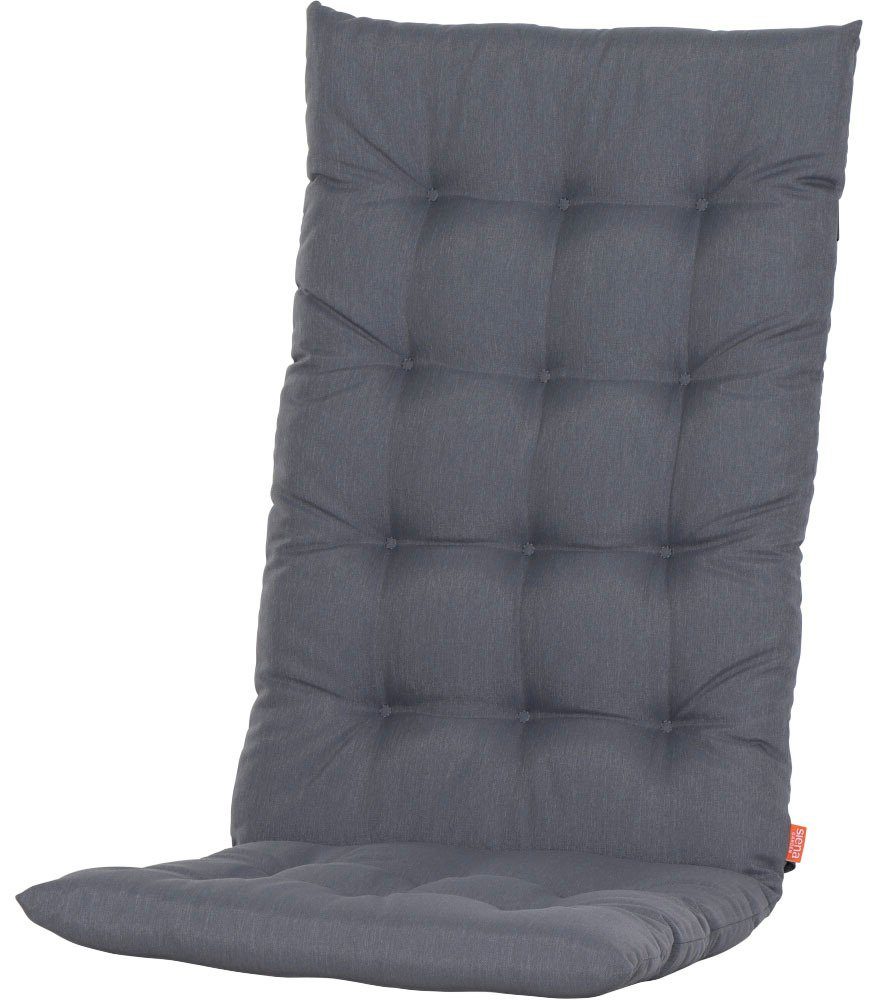 Siena Garden Sesselauflage ATRIA, 123 cm, (passend für Hochlehner, OTTOs Choice), Dessin Uni, 100% recyceltem Polyester, in verschiedenen Farben