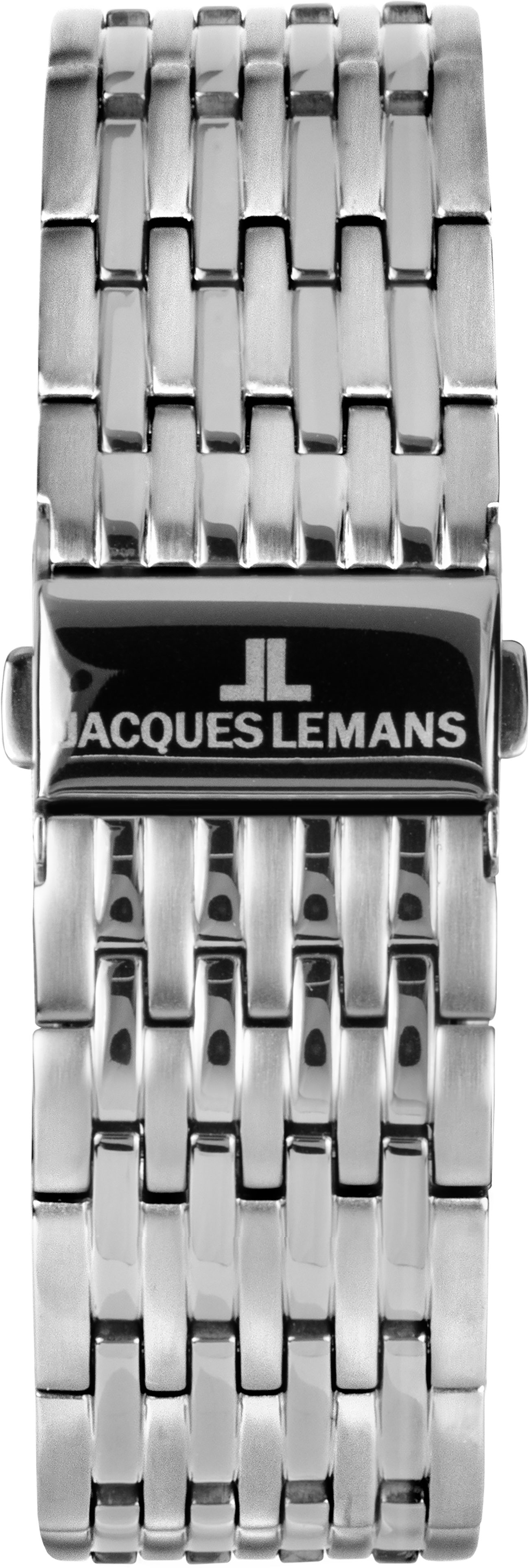 Jacques Lemans Quarzuhr London 1-2215K, Armbanduhr, Herrenuhr, Edelstahlarmband, analog, Tag